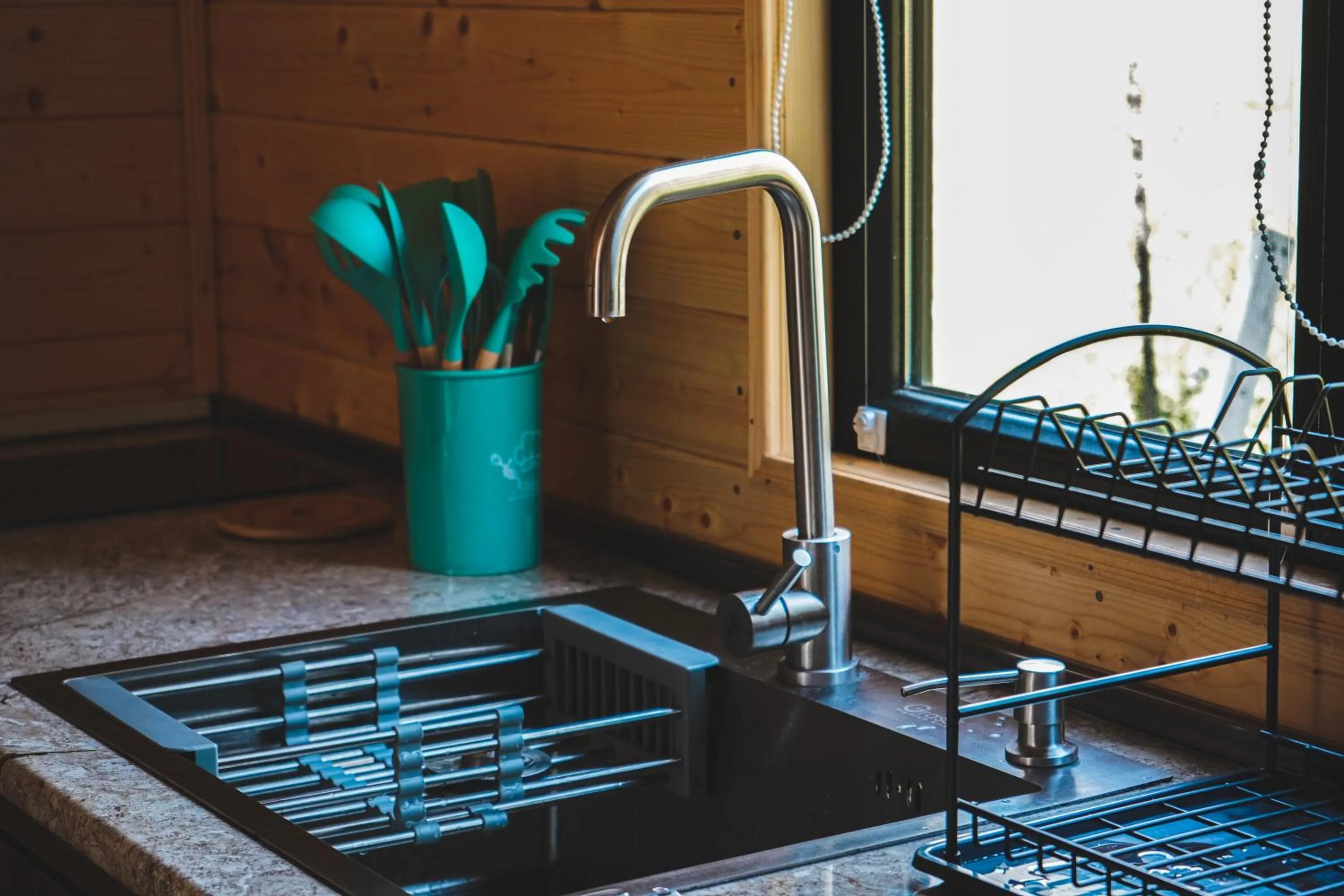 Kitchen or kitchenette in Kazbegi Folk Cottages