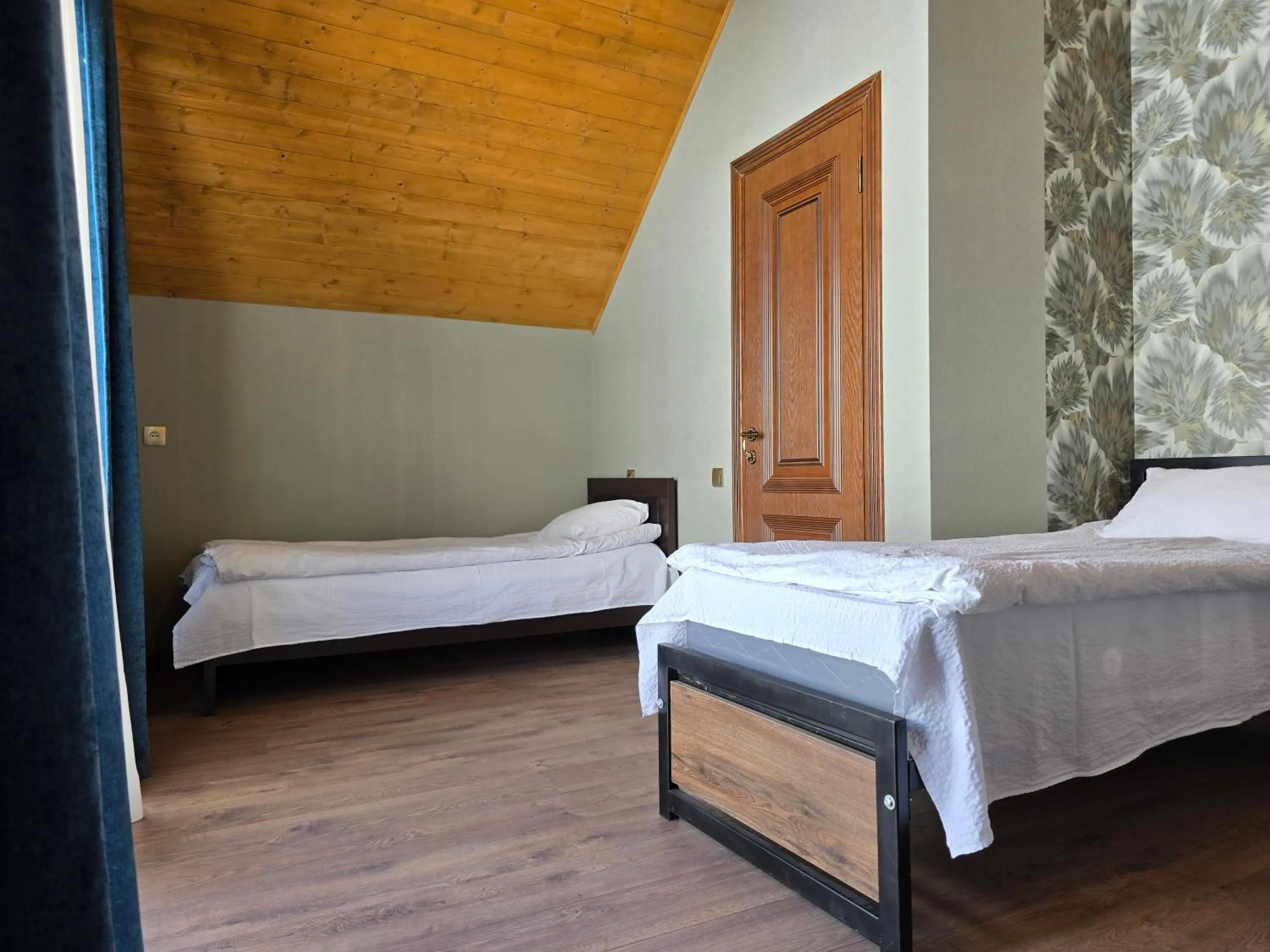 Bed in Kazbegi Folk Cottages