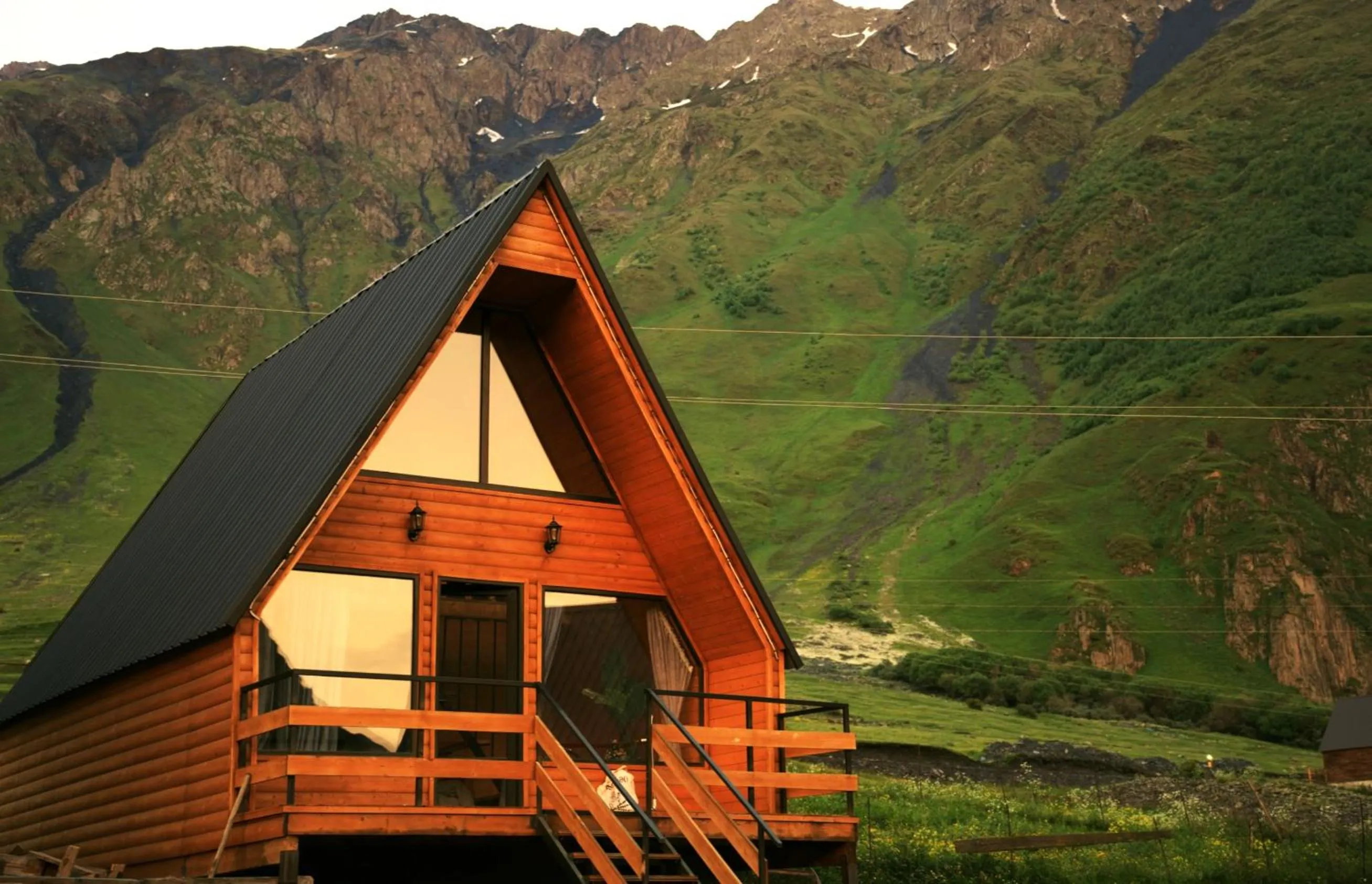Property building in Kazbegi Folk Cottages