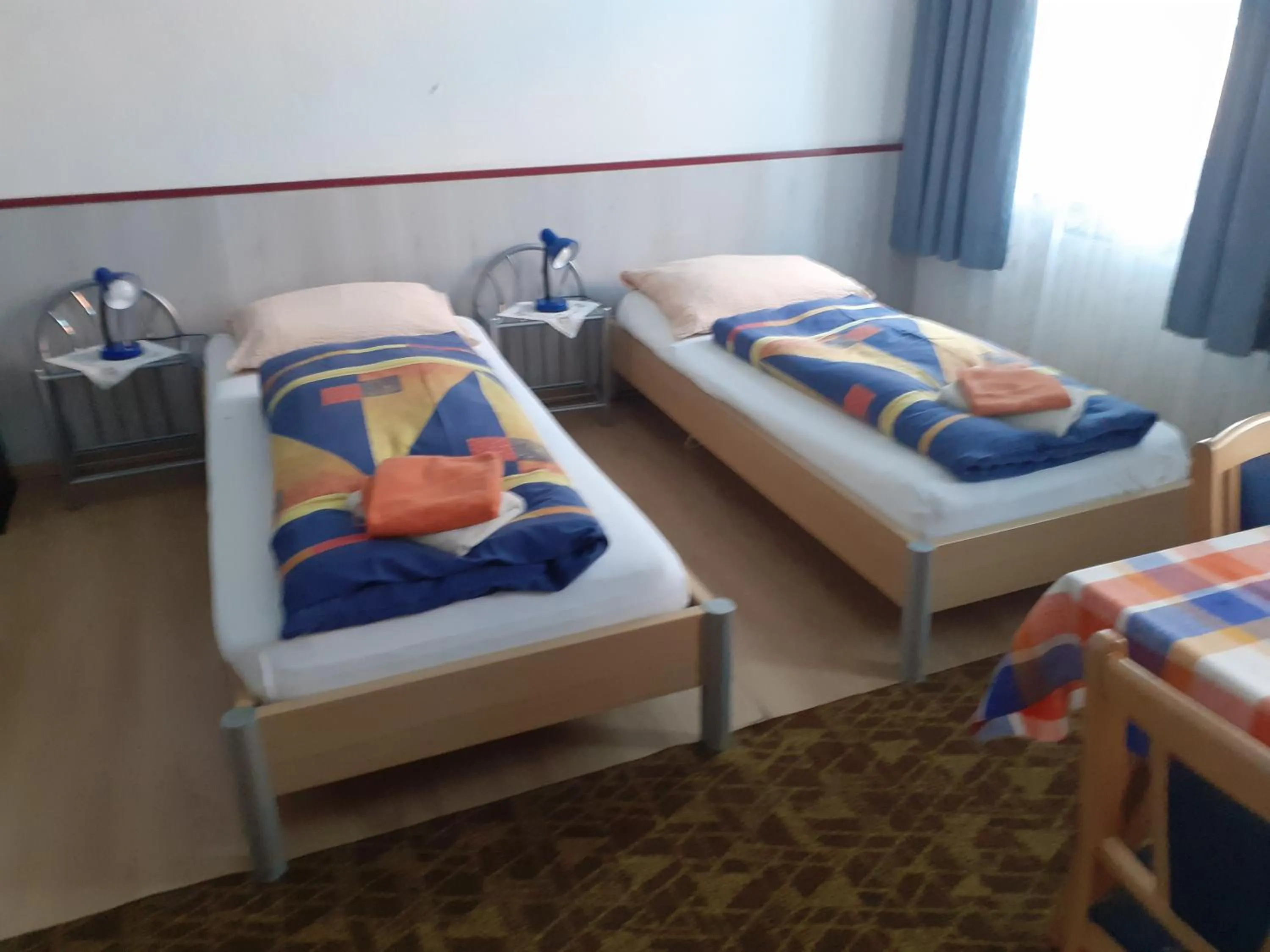 Living room, Bed in HappyHostel
