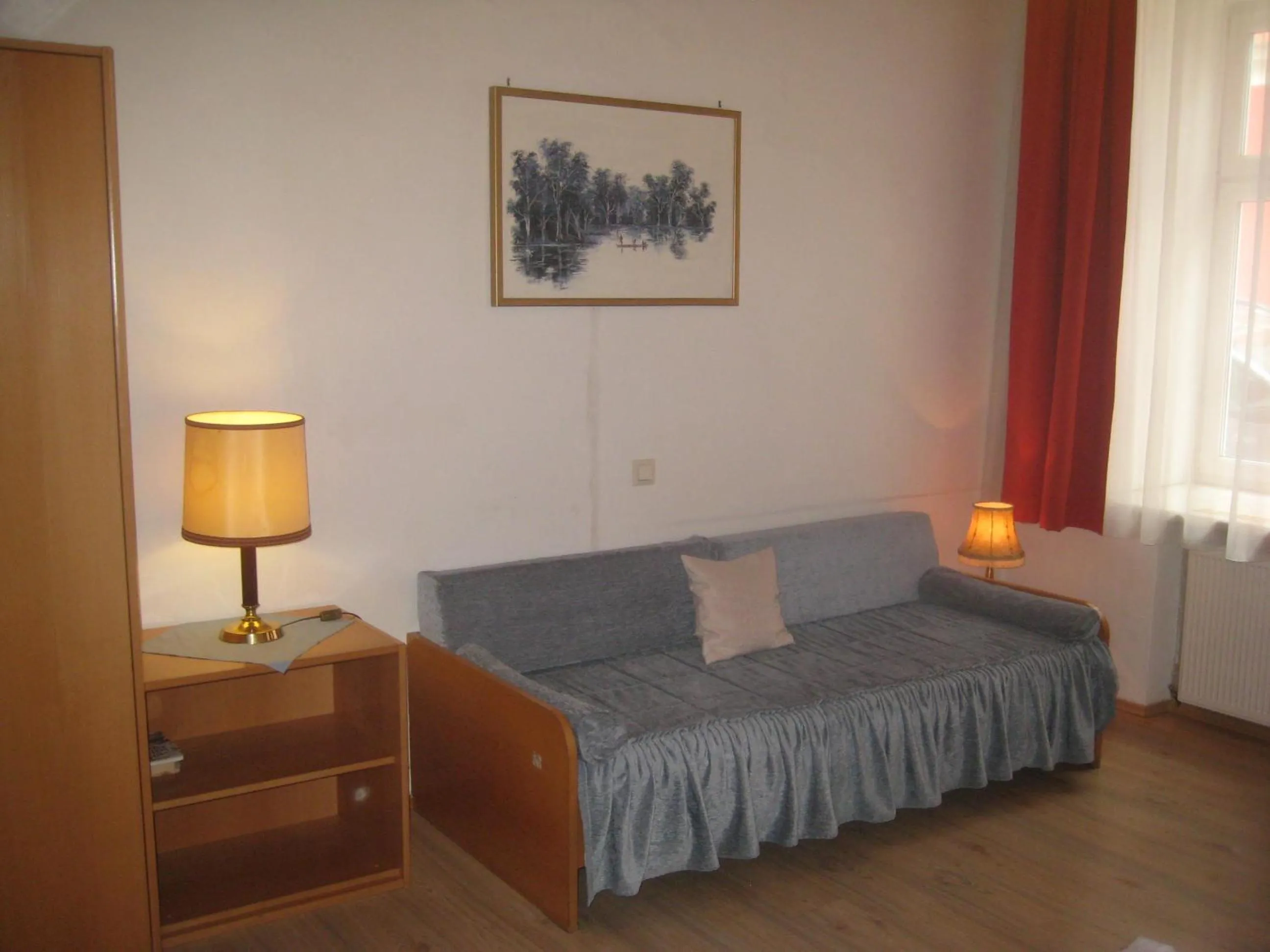 Living room, Bed in HappyHostel