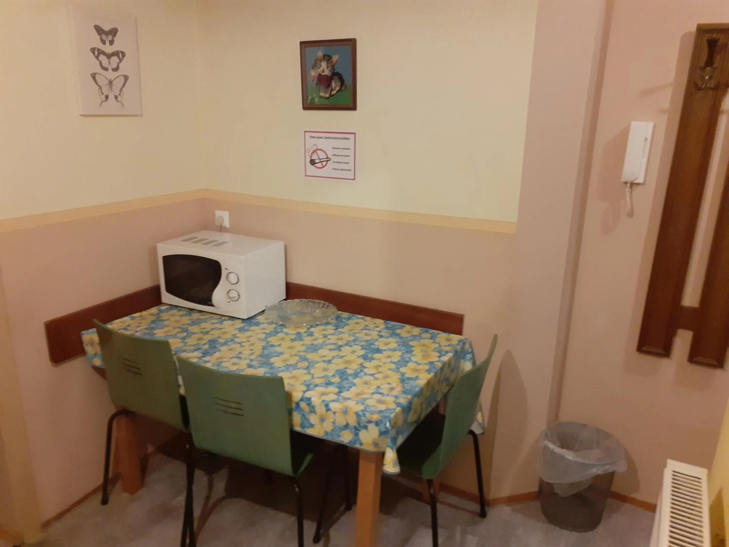 Dining area in HappyHostel