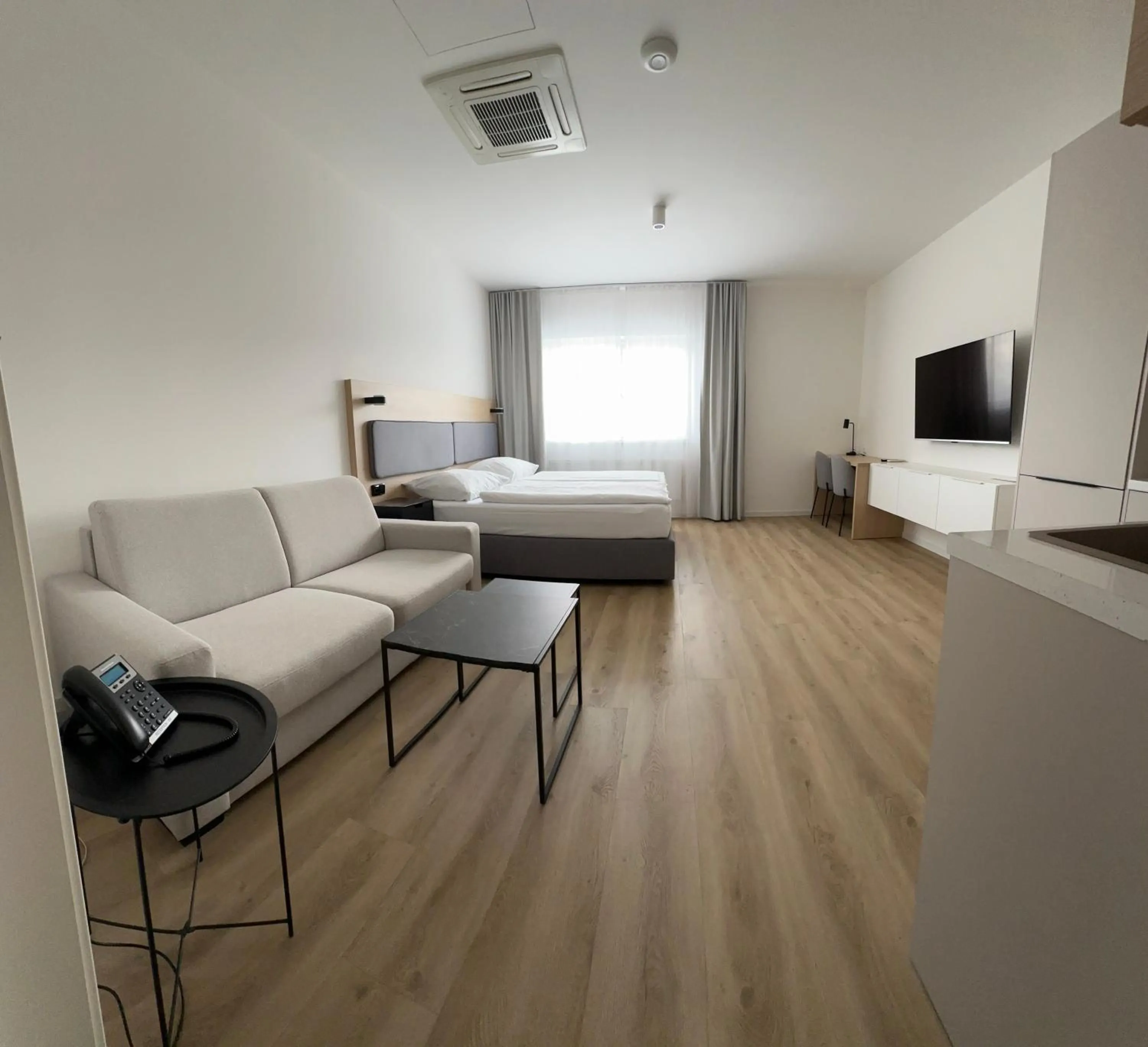 Bed in Hotel Kapitol