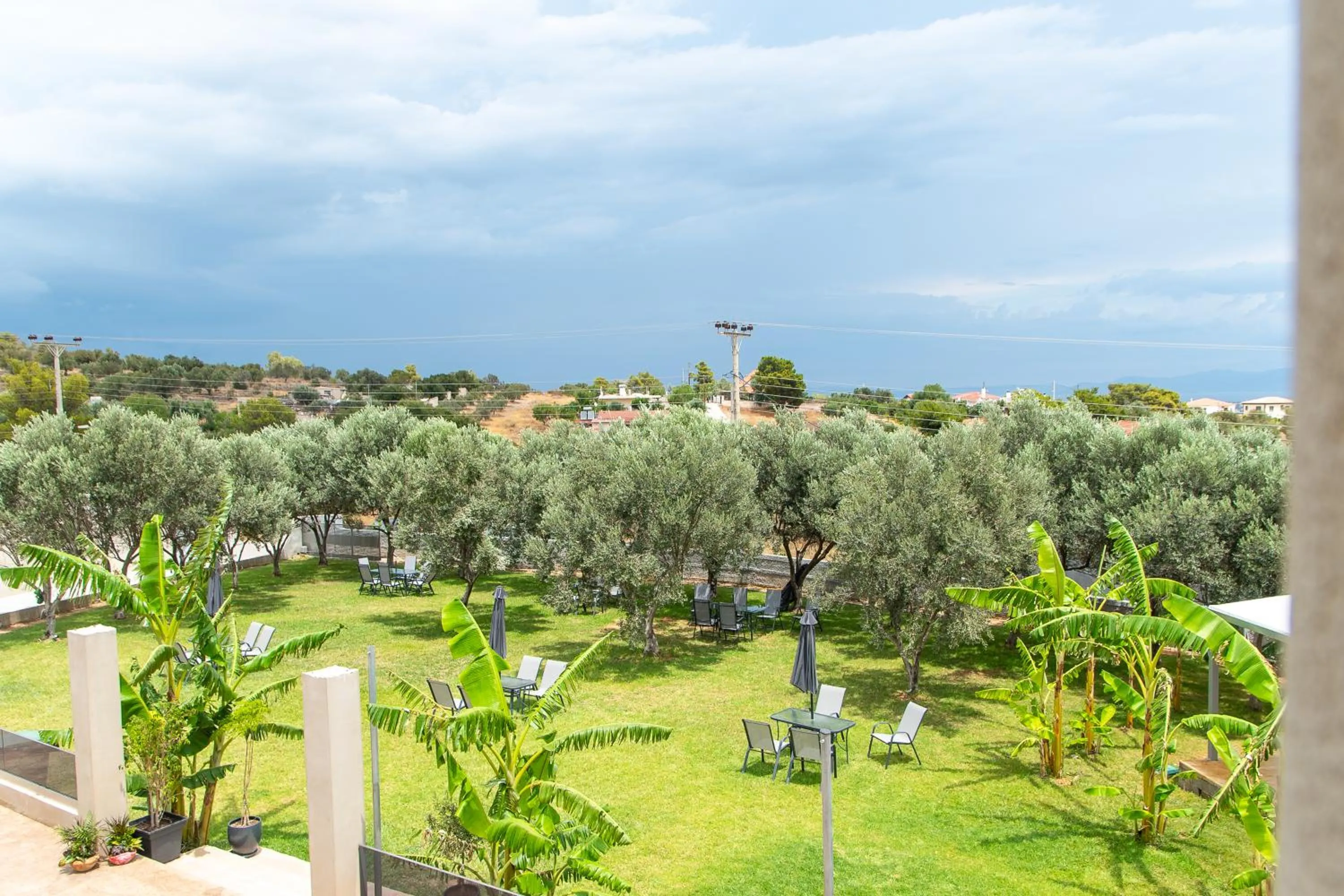 Garden view in Airscape Hotel Free Shuttle From And To Athen's Airport