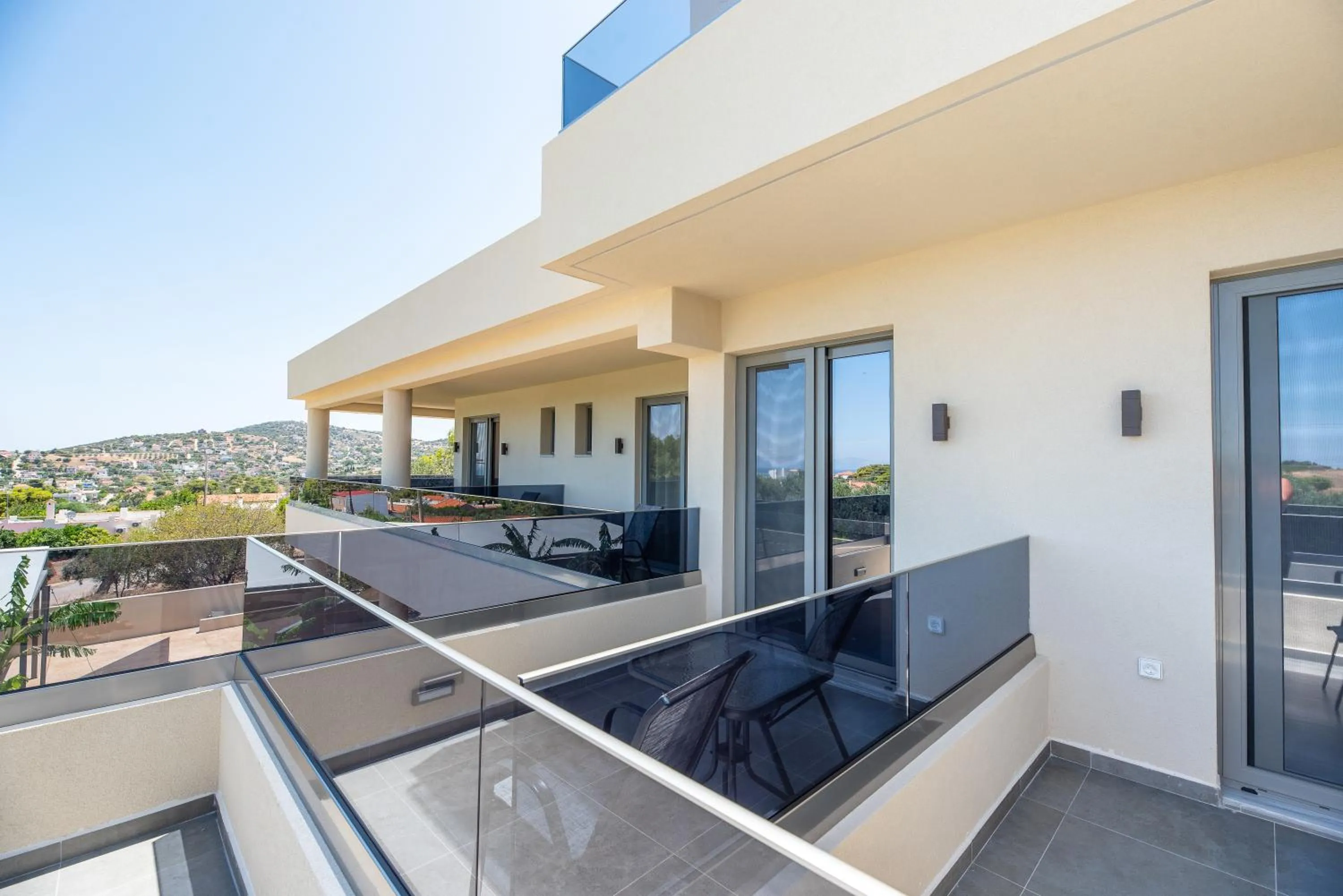 Patio in Airscape Hotel Free Shuttle From And To Athen's Airport