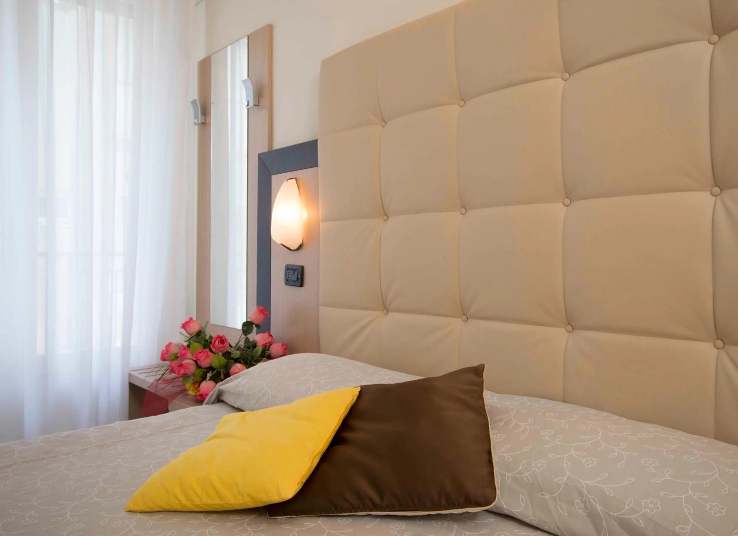 Decorative detail, Bed in Hotel Veliero