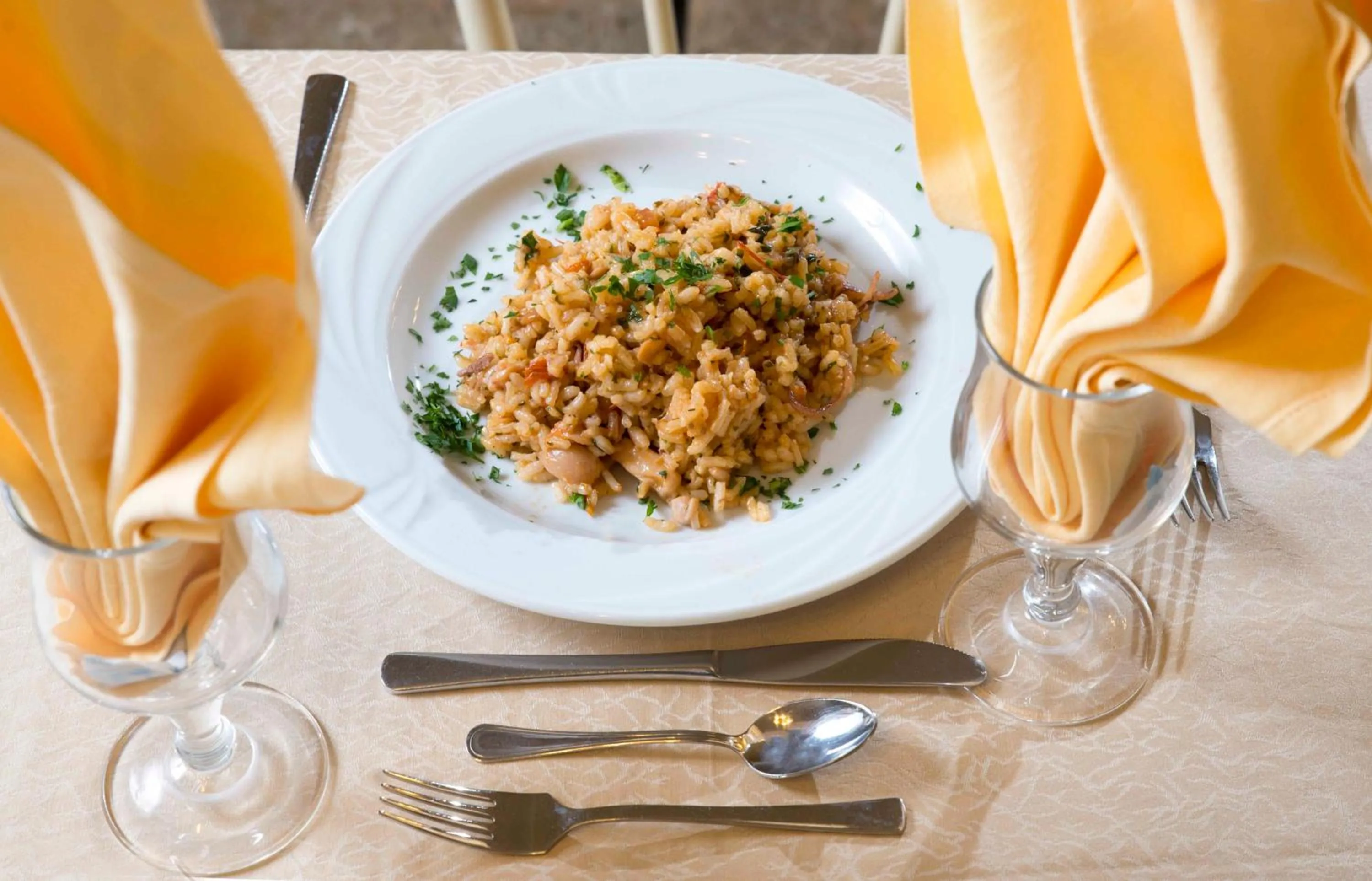 Food close-up in Hotel Veliero