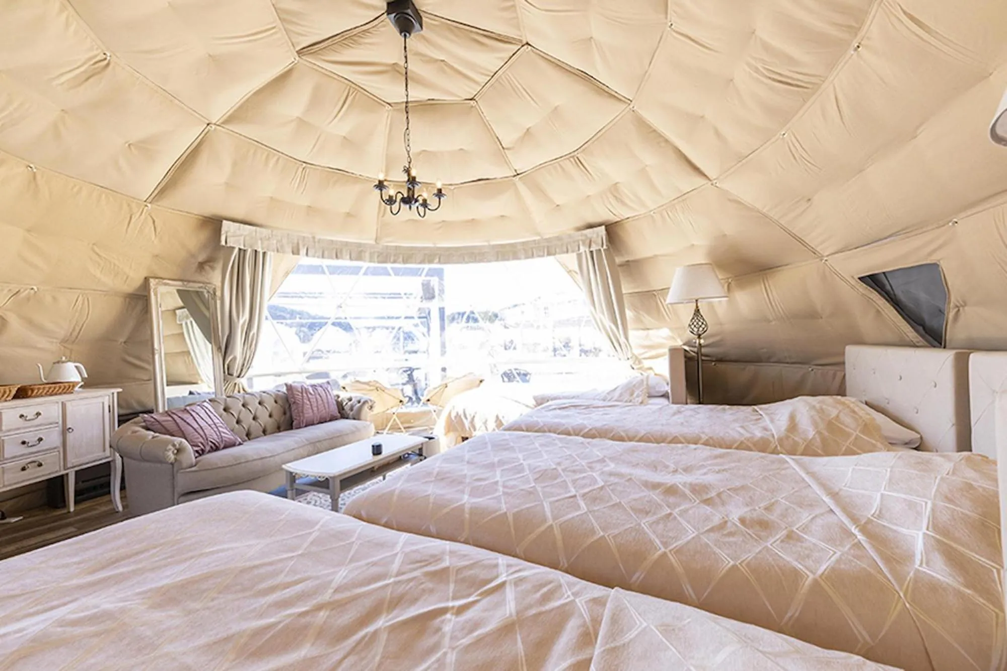 Bedroom, Bed in Glamping&Port結