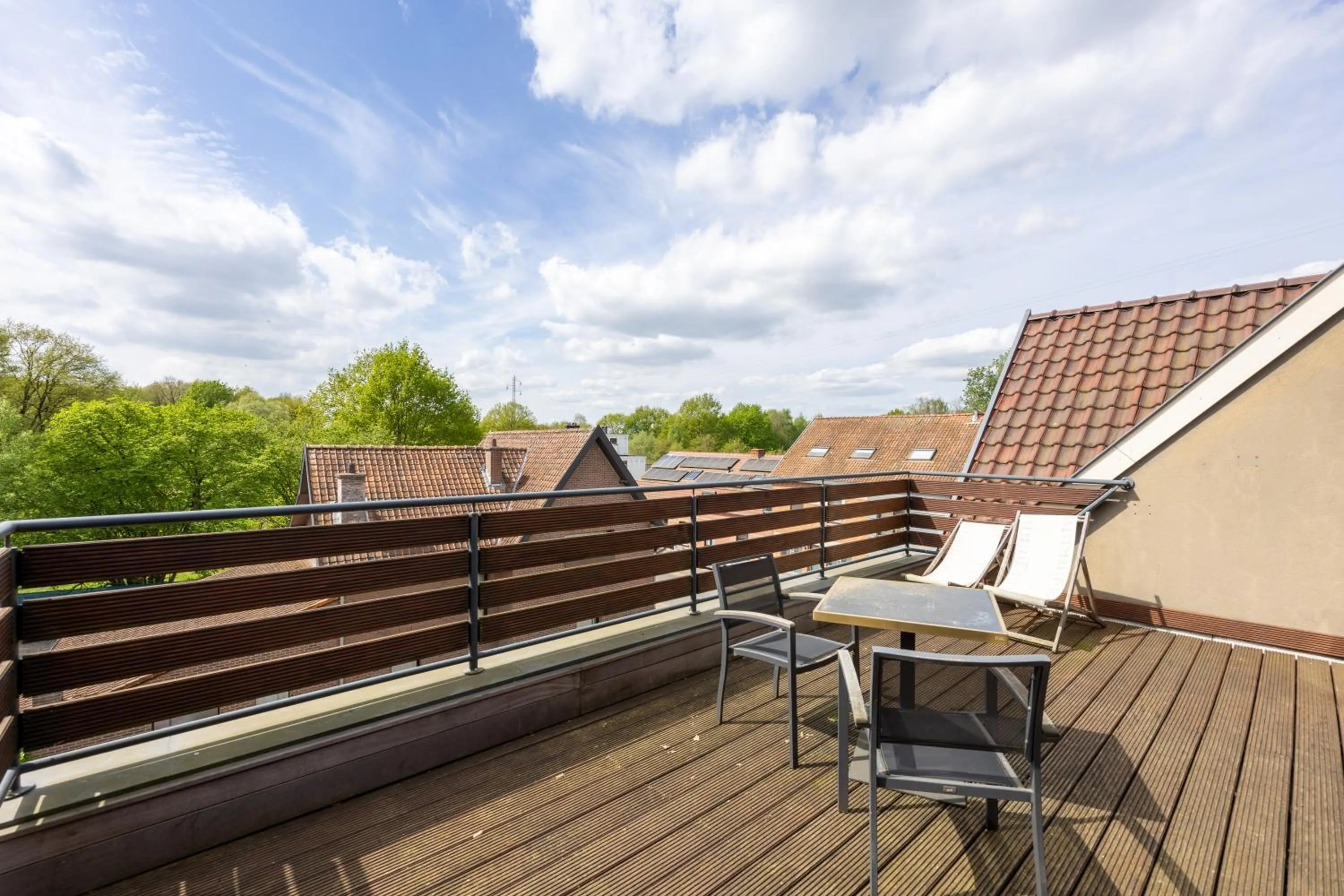 Balcony/Terrace in Hotel de Boskar Houthalen