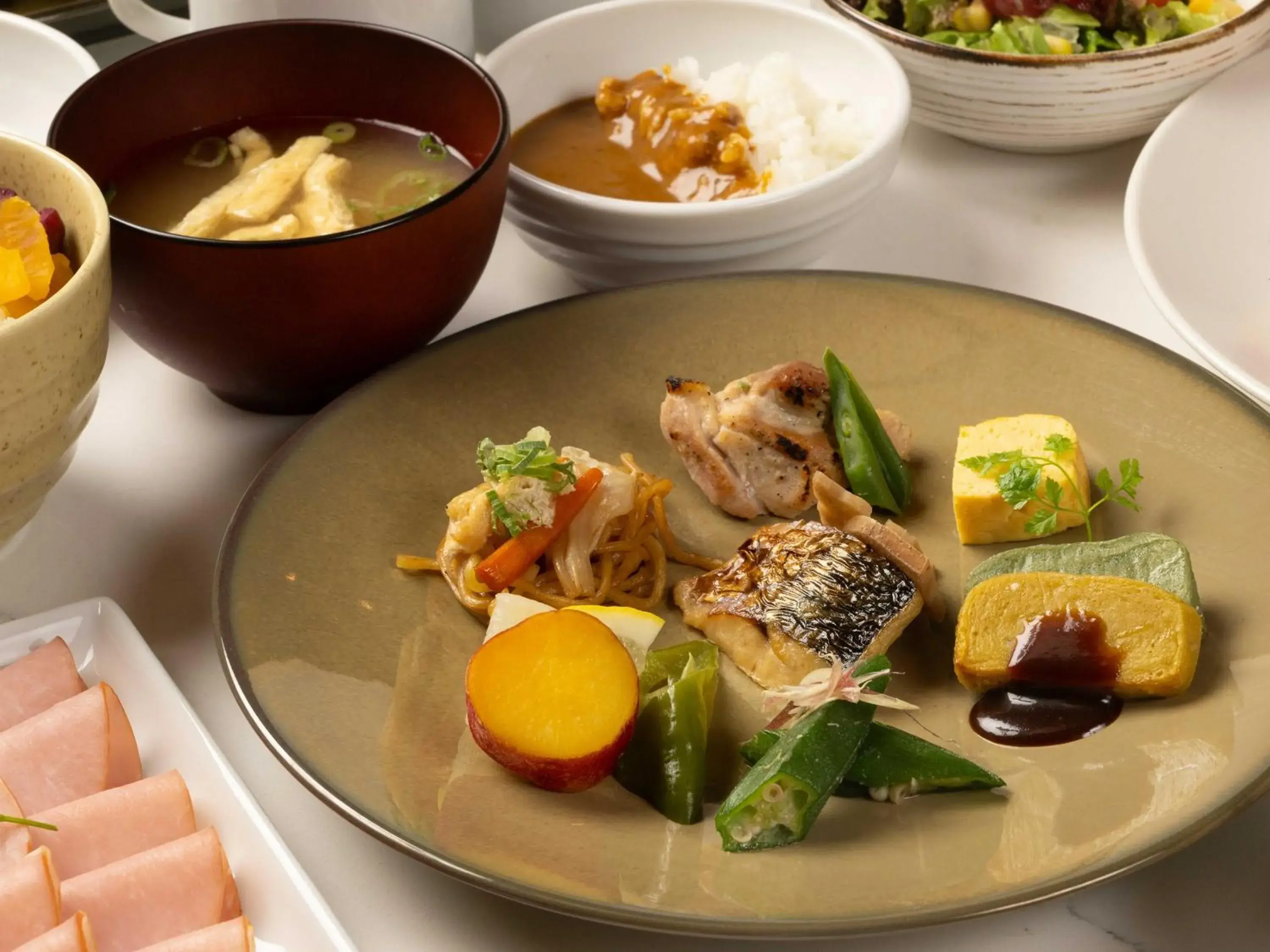 Buffet breakfast in Loisir Hotel Kyoto Toji Buffet breakfast in Loisir Hotel Kyoto Toji