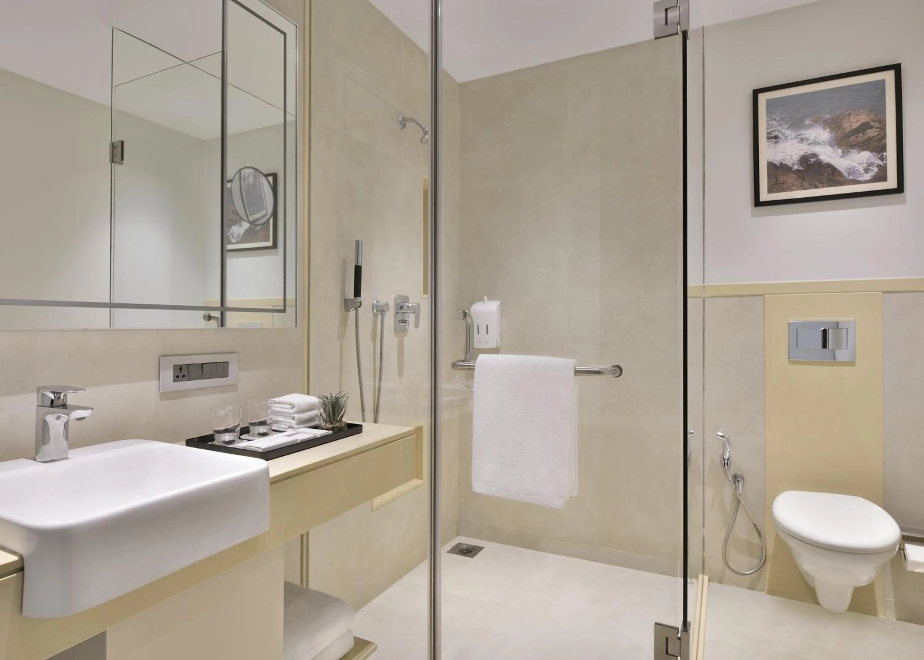 Shower in Citadines Arpora Nagoa Goa