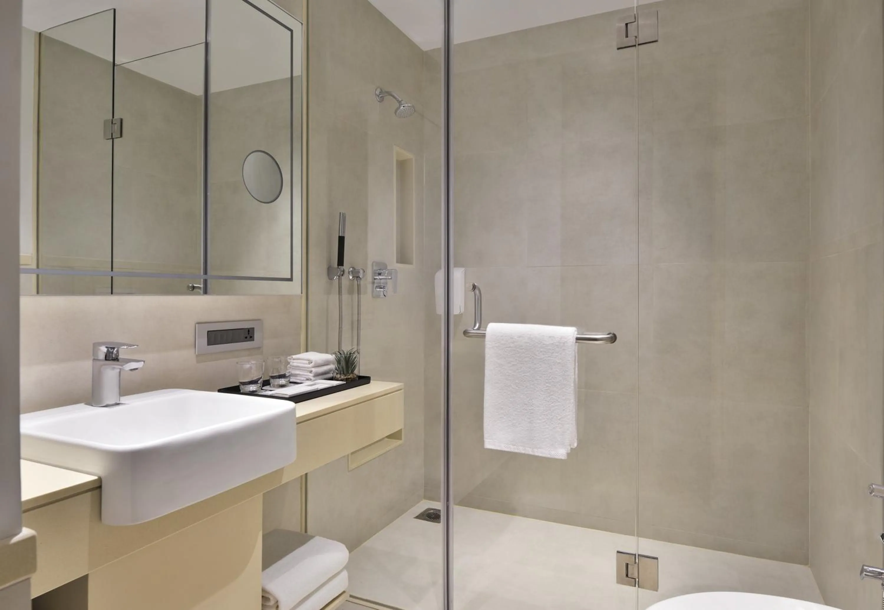 Shower in Citadines Arpora Nagoa Goa