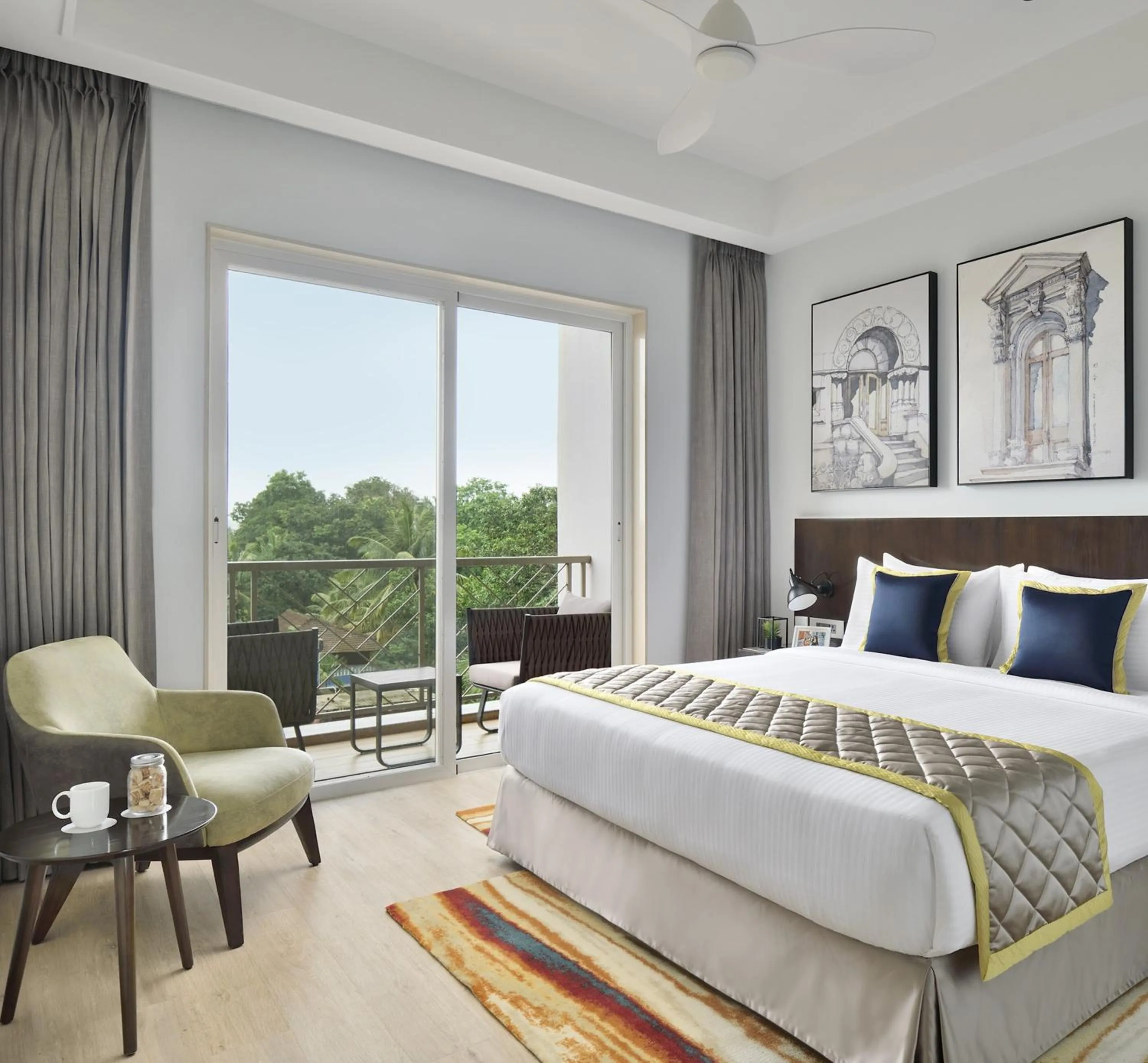 Bed in Citadines Arpora Nagoa Goa