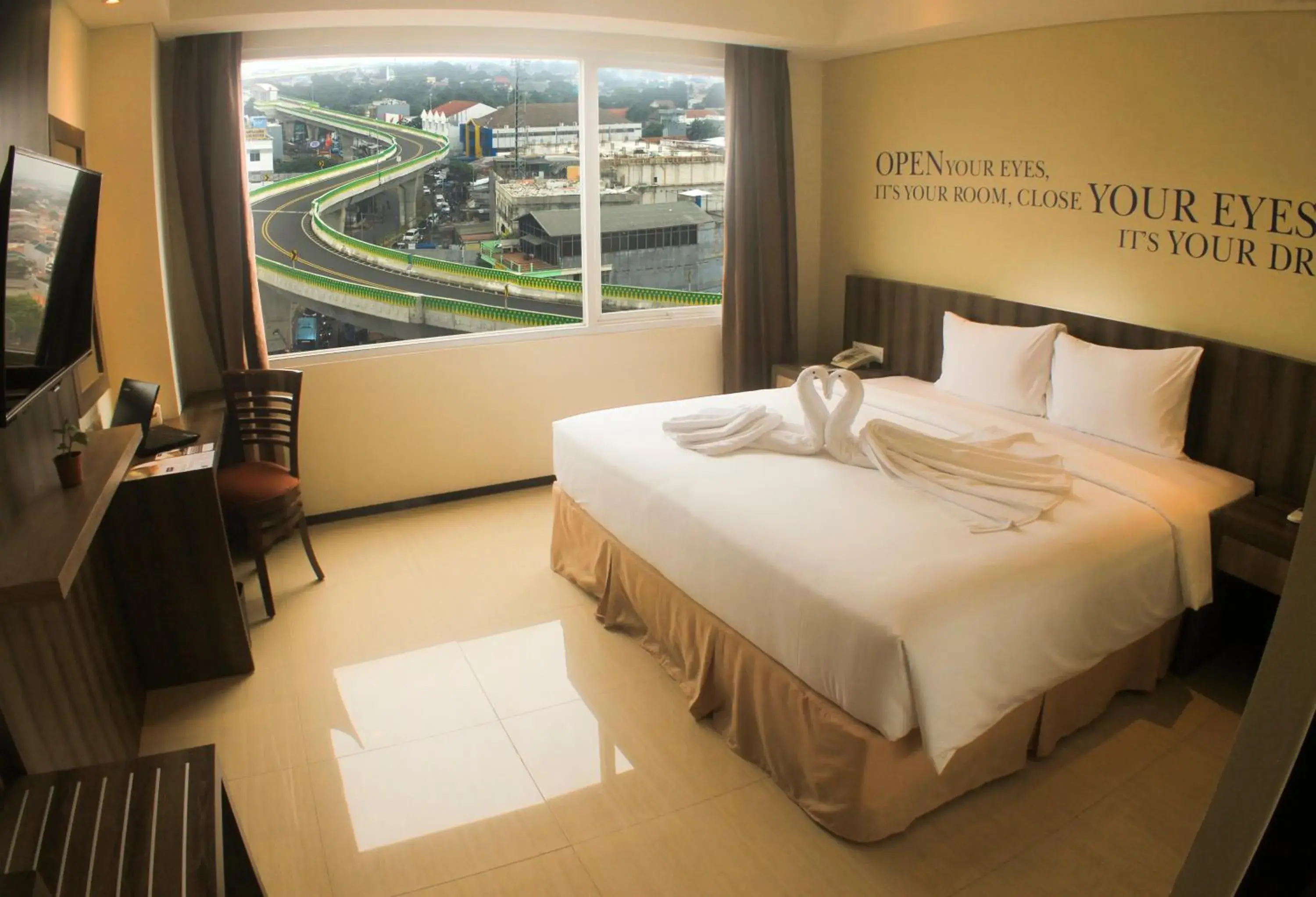 Bed in MK Hotel Jakarta Bed in MK Hotel Jakarta