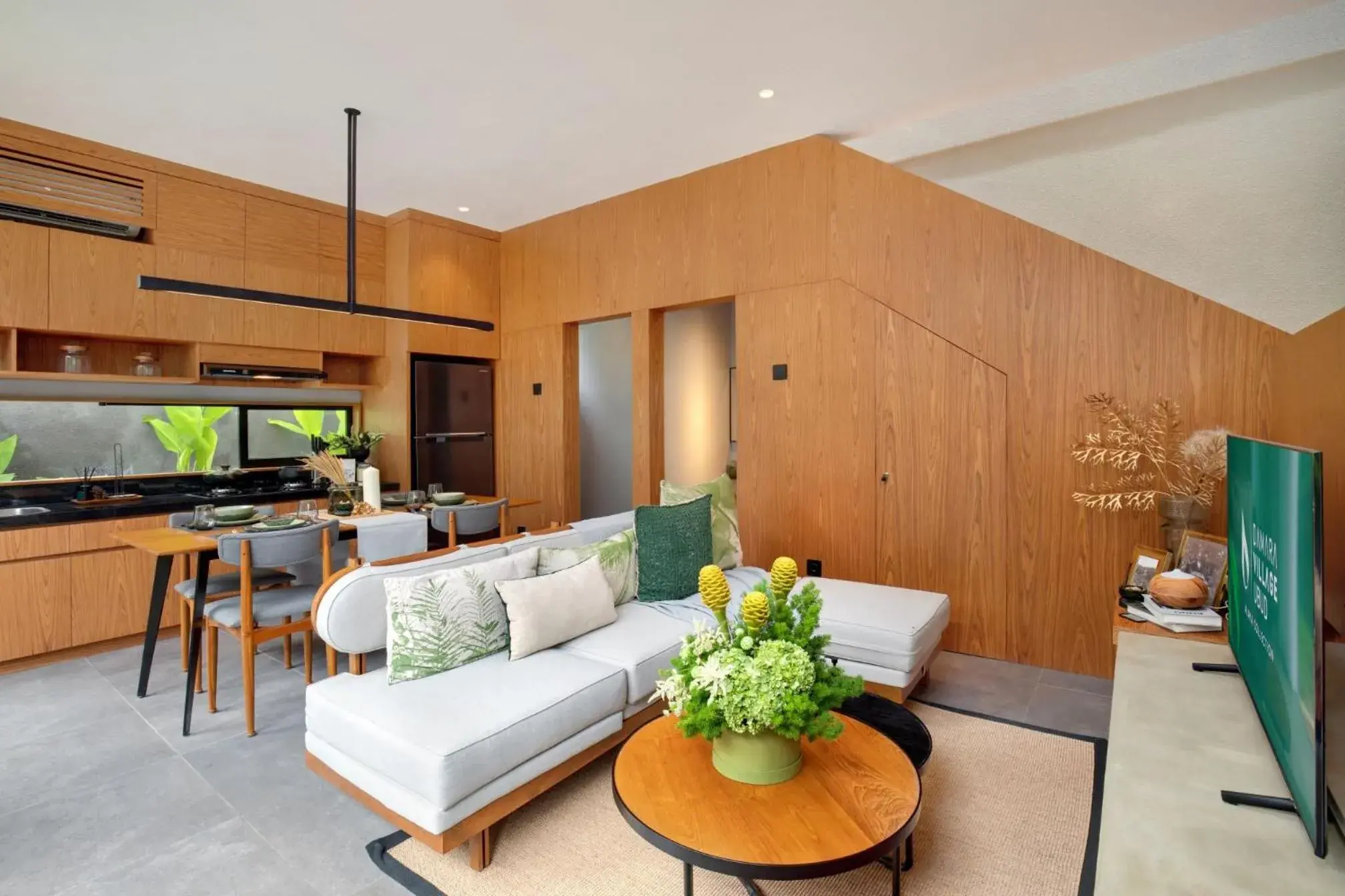 Living room in Damara Village Ubud by Alaya Private Estate Living room in Damara Village Ubud by Alaya Private Estate