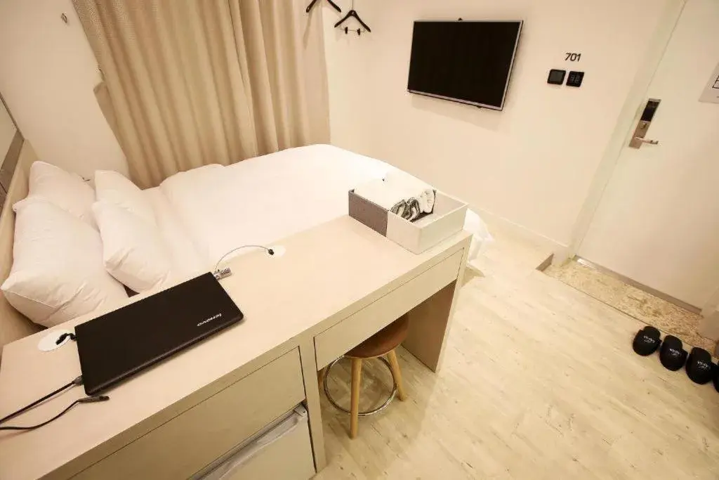 Bed in Hotel Lassa Bed in Hotel Lassa