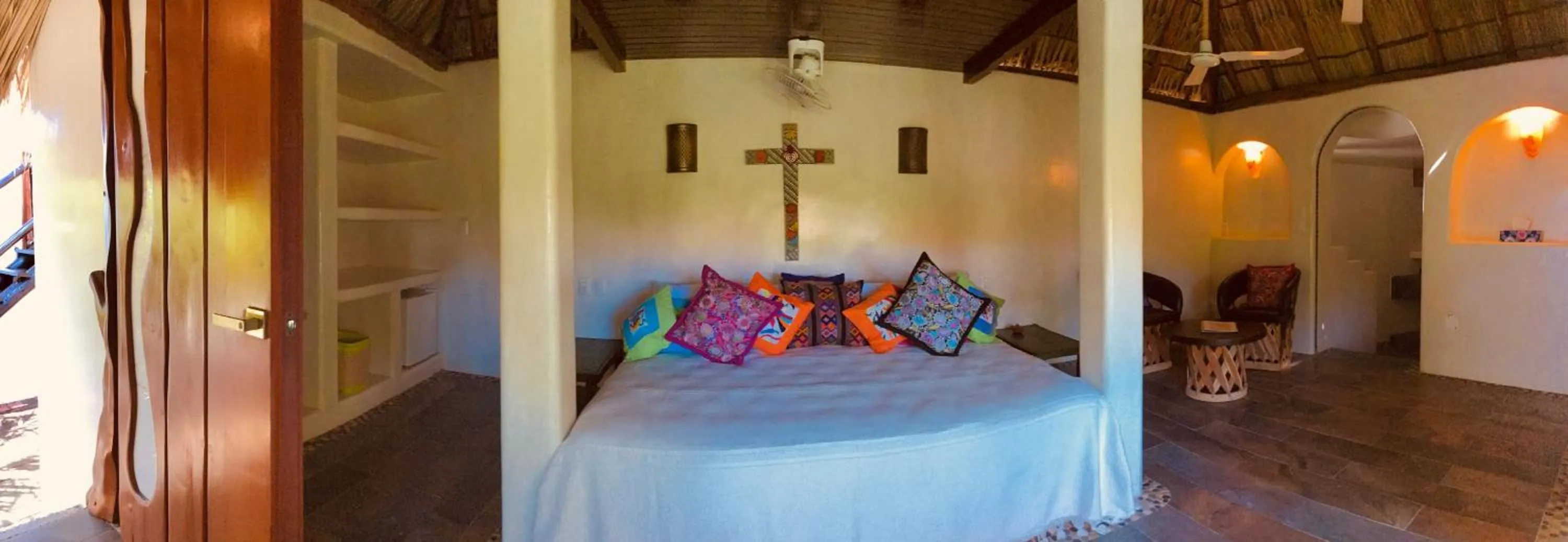 Photo of the whole room, Bed in Hacienda La Rusa