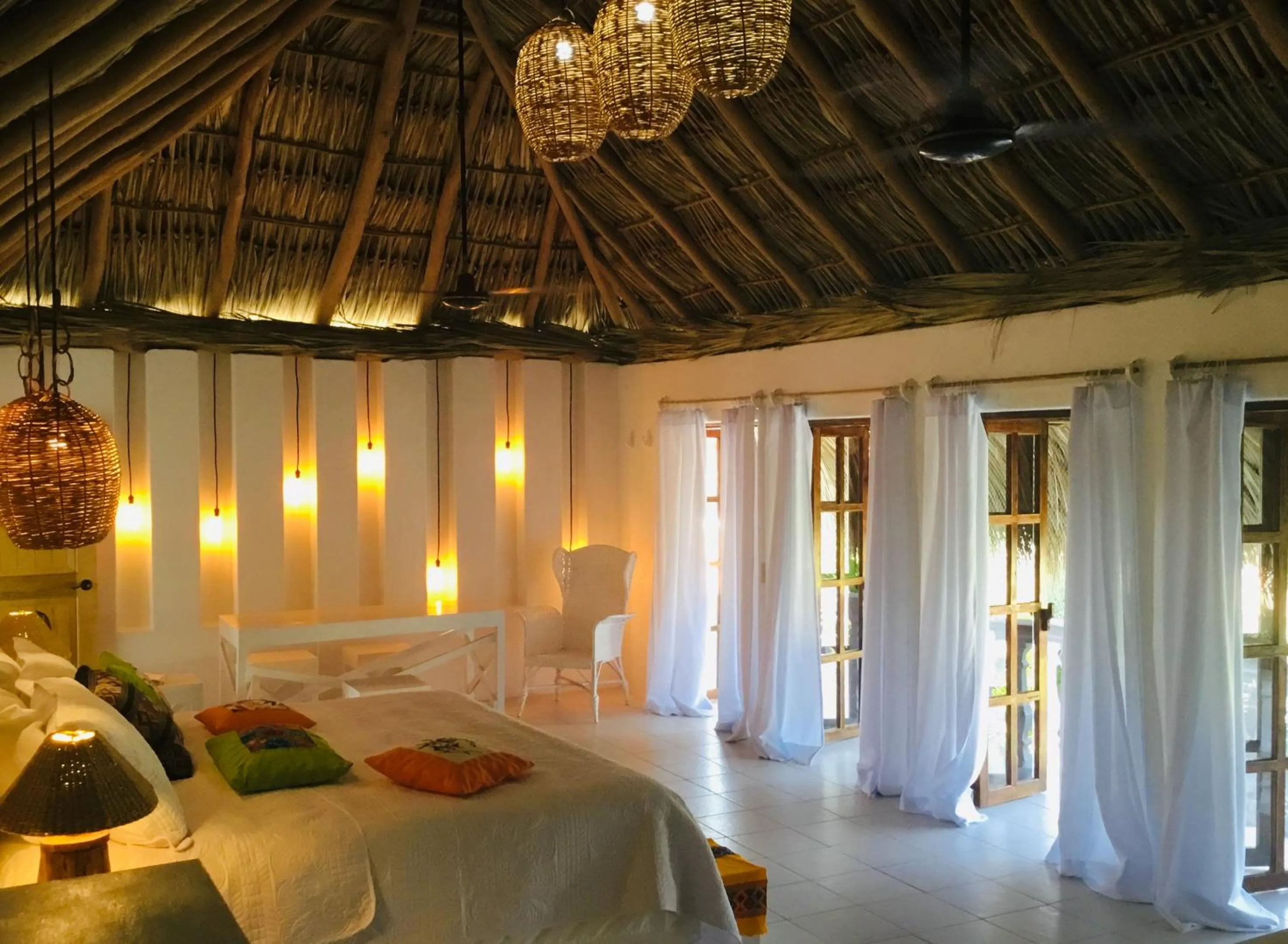 Photo of the whole room, Bed in Hacienda La Rusa