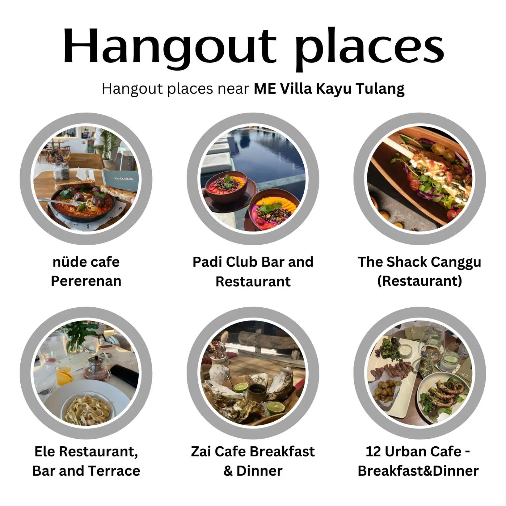 Activities in ME Villa Kayu Tulang