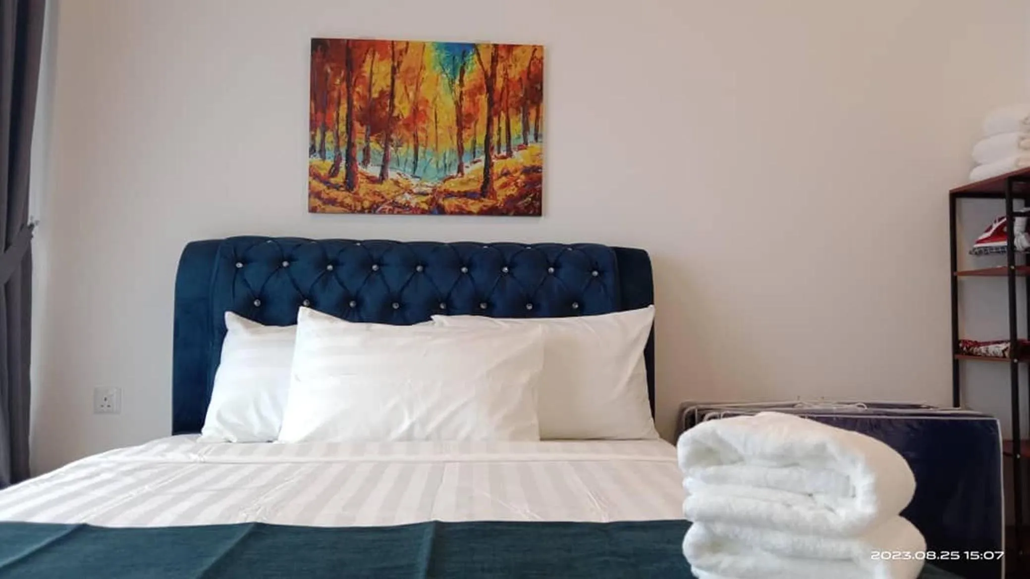 towels, Bed in Twin Tower Johor Bahru by Glex