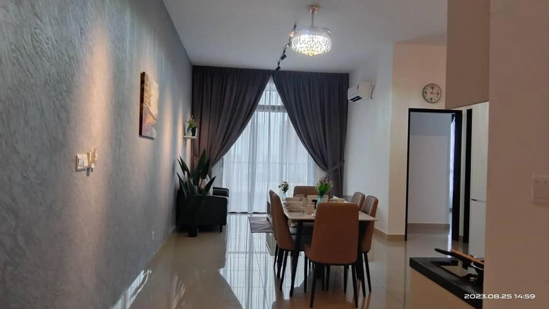 Living room in Twin Tower Johor Bahru by Glex