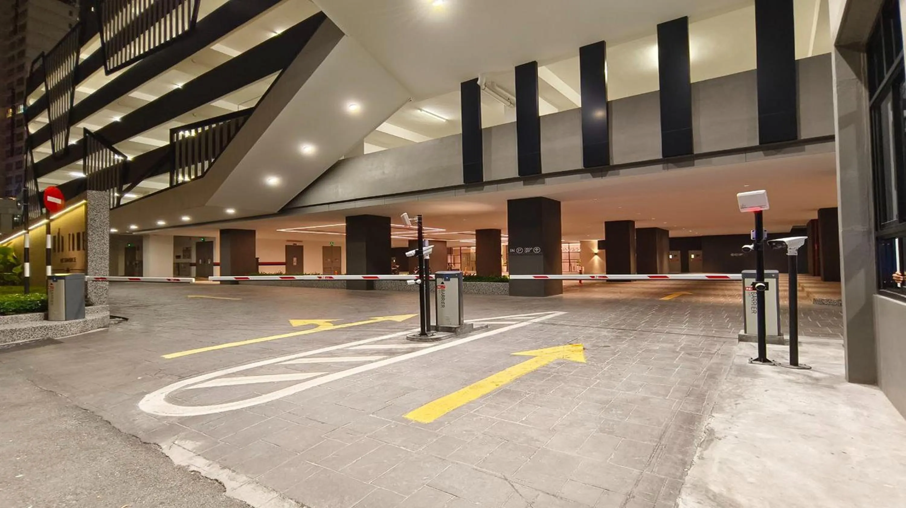 Facade/entrance in Twin Tower Johor Bahru by Glex