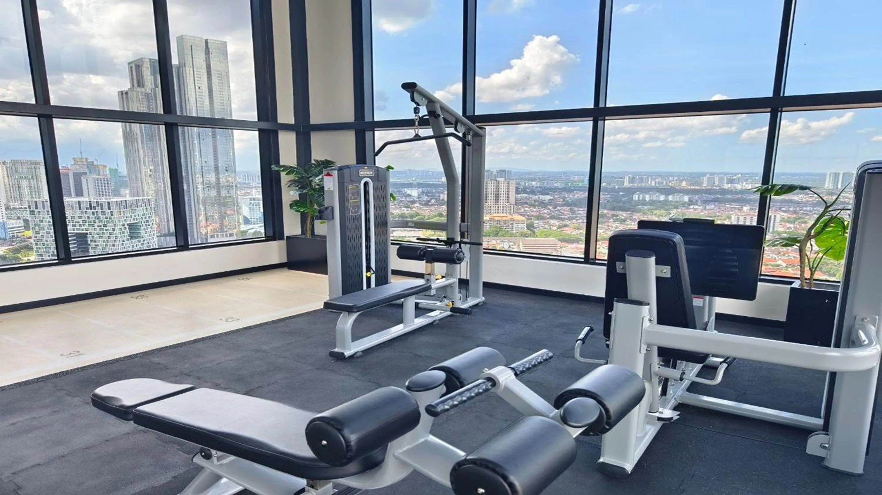 Fitness centre/facilities in Twin Tower Johor Bahru by Glex