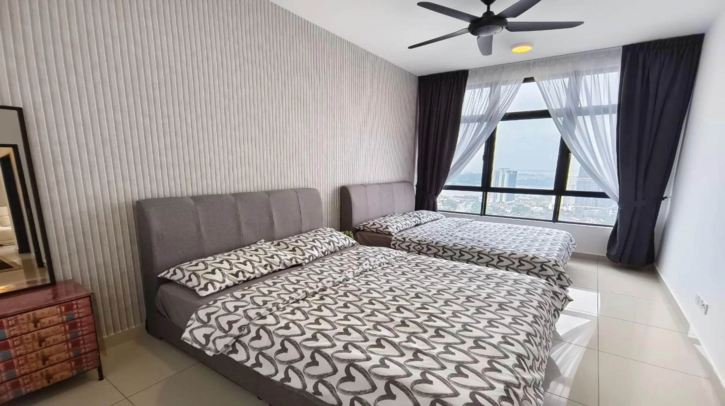 Bedroom, Bed in Twin Tower Johor Bahru by Glex