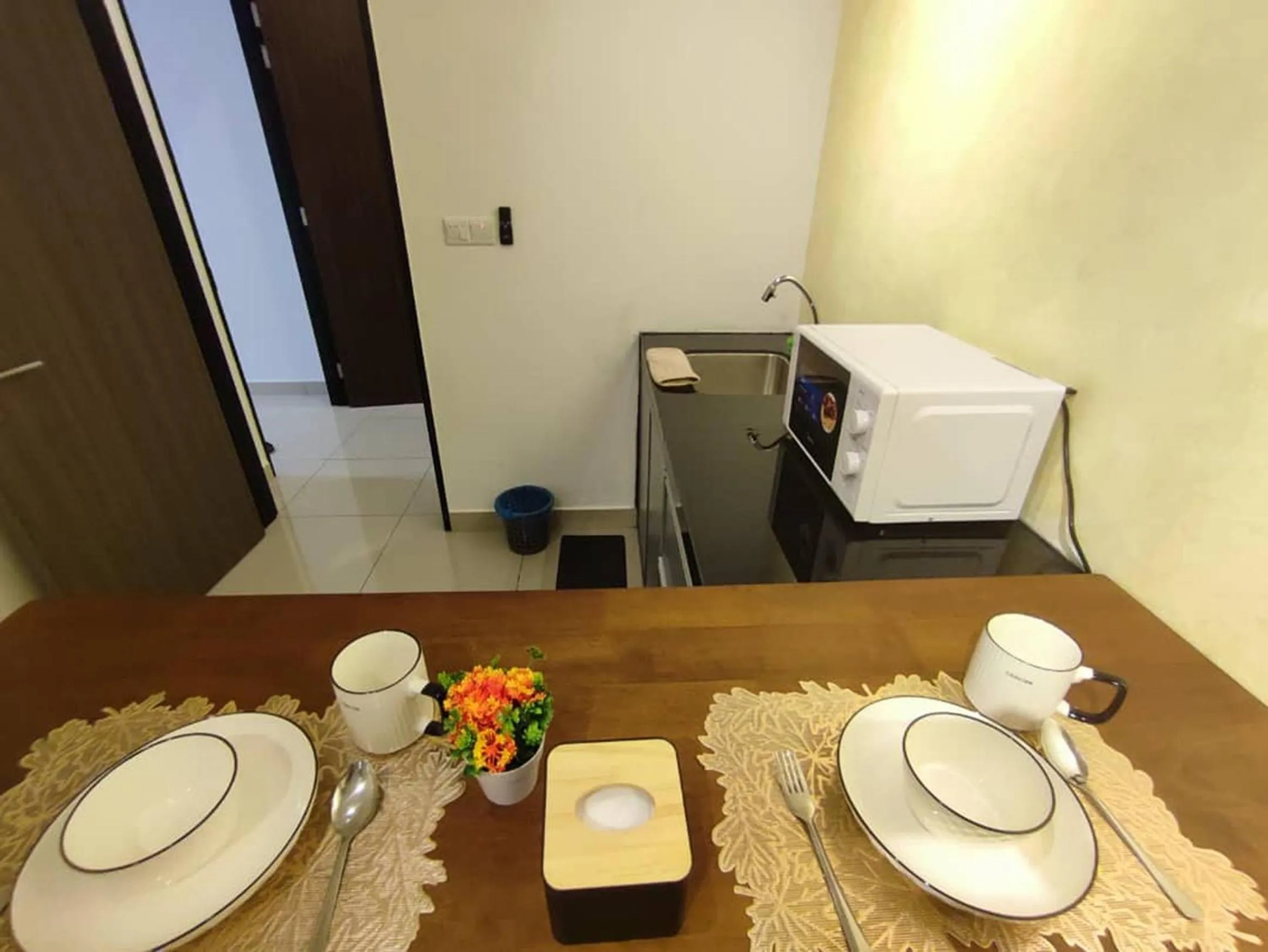 Dining area in Twin Tower Johor Bahru by Glex