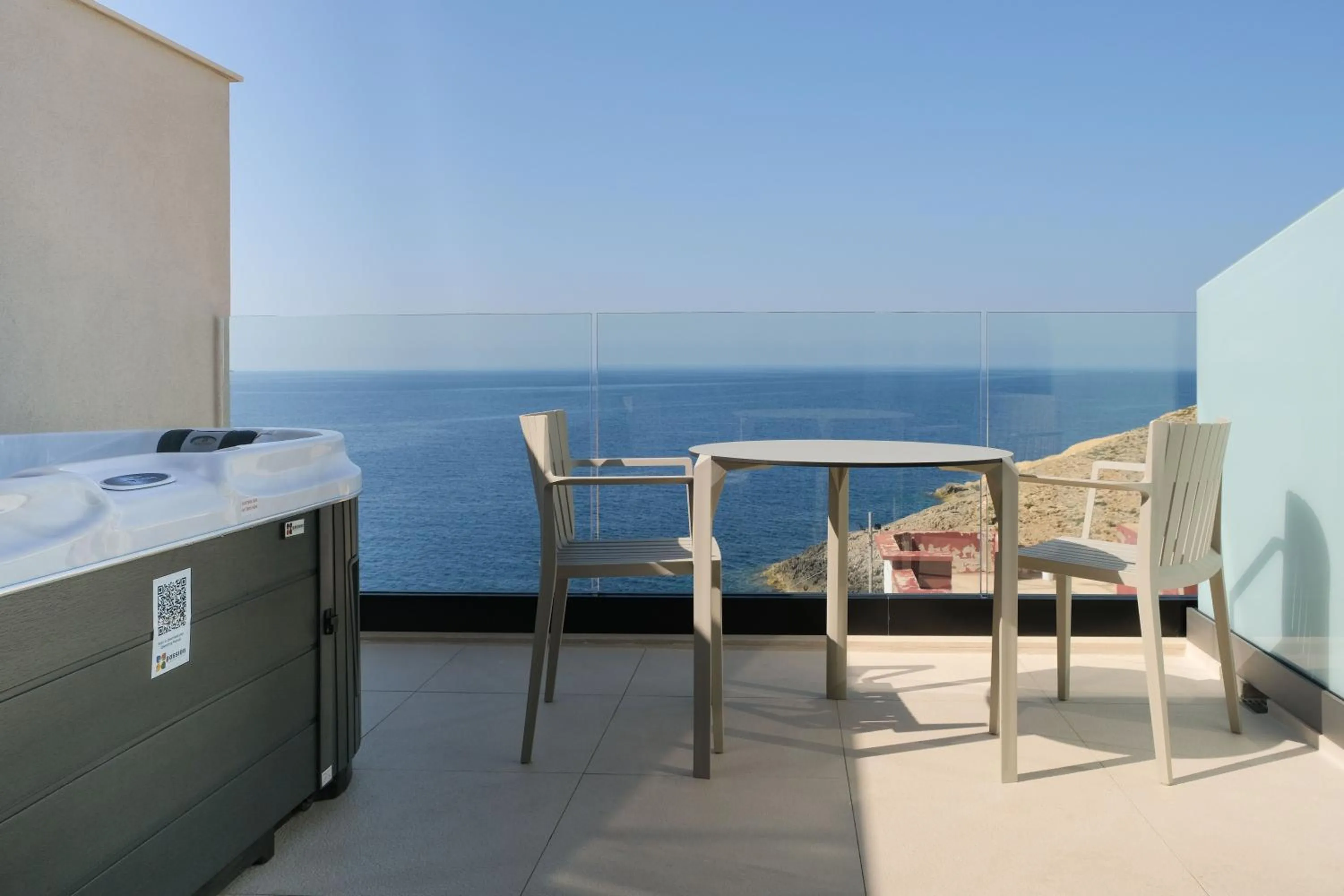 Balcony/Terrace in Deep Blu Boutique Hotel