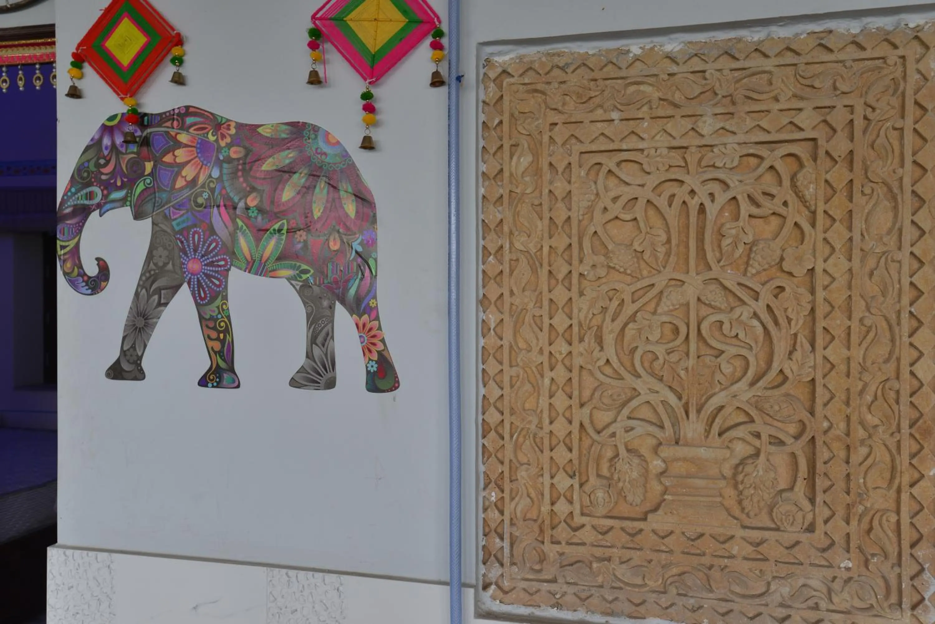 Decorative detail in Hotel Bawarri Haveli