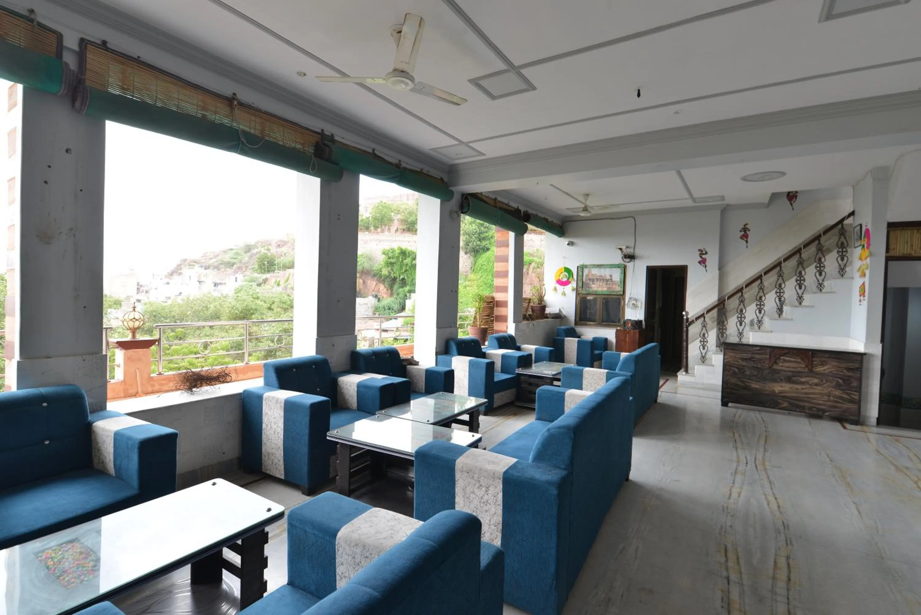 Seating area in Hotel Bawarri Haveli