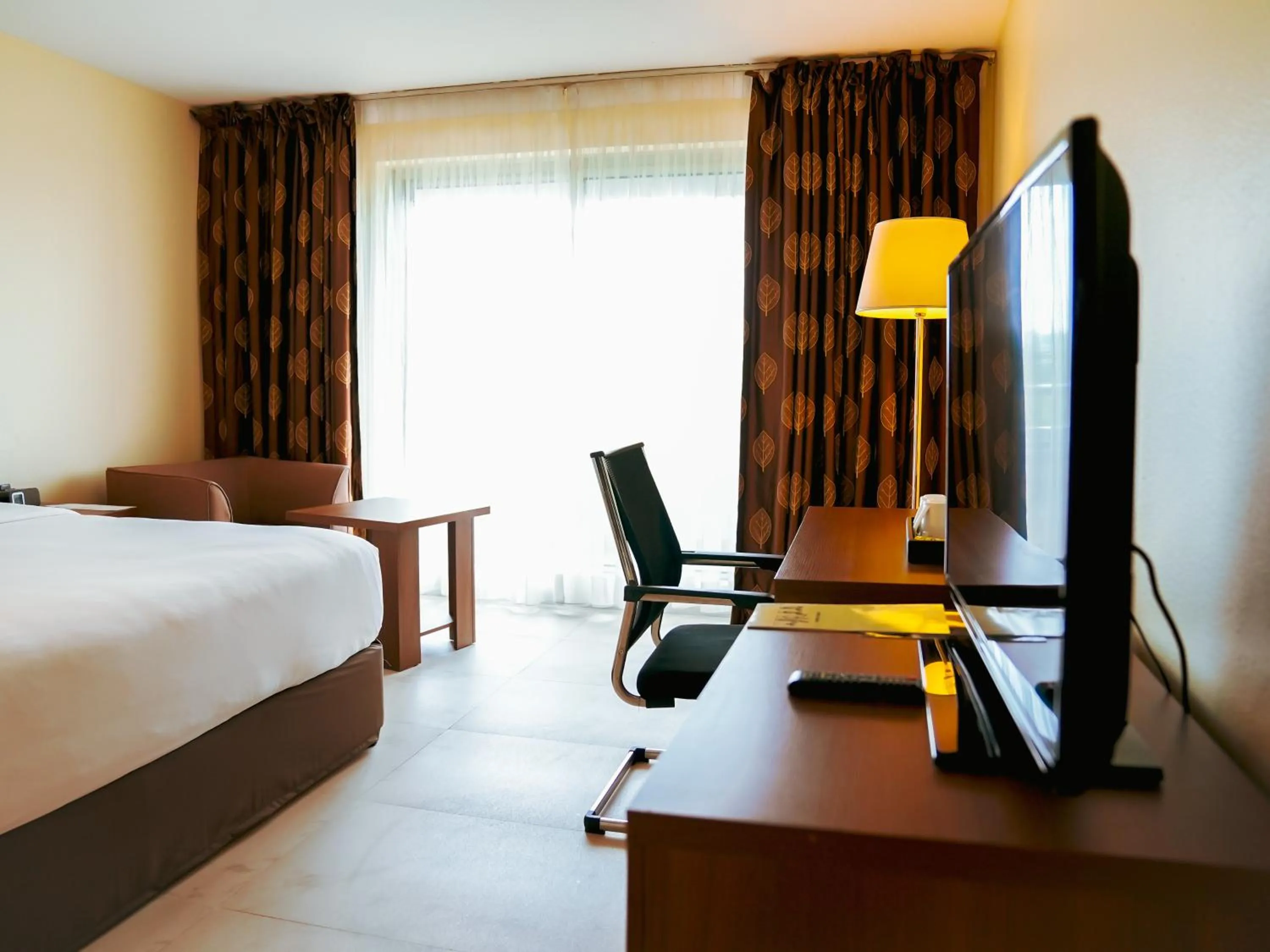 Bed in Abuja Continental Hotel