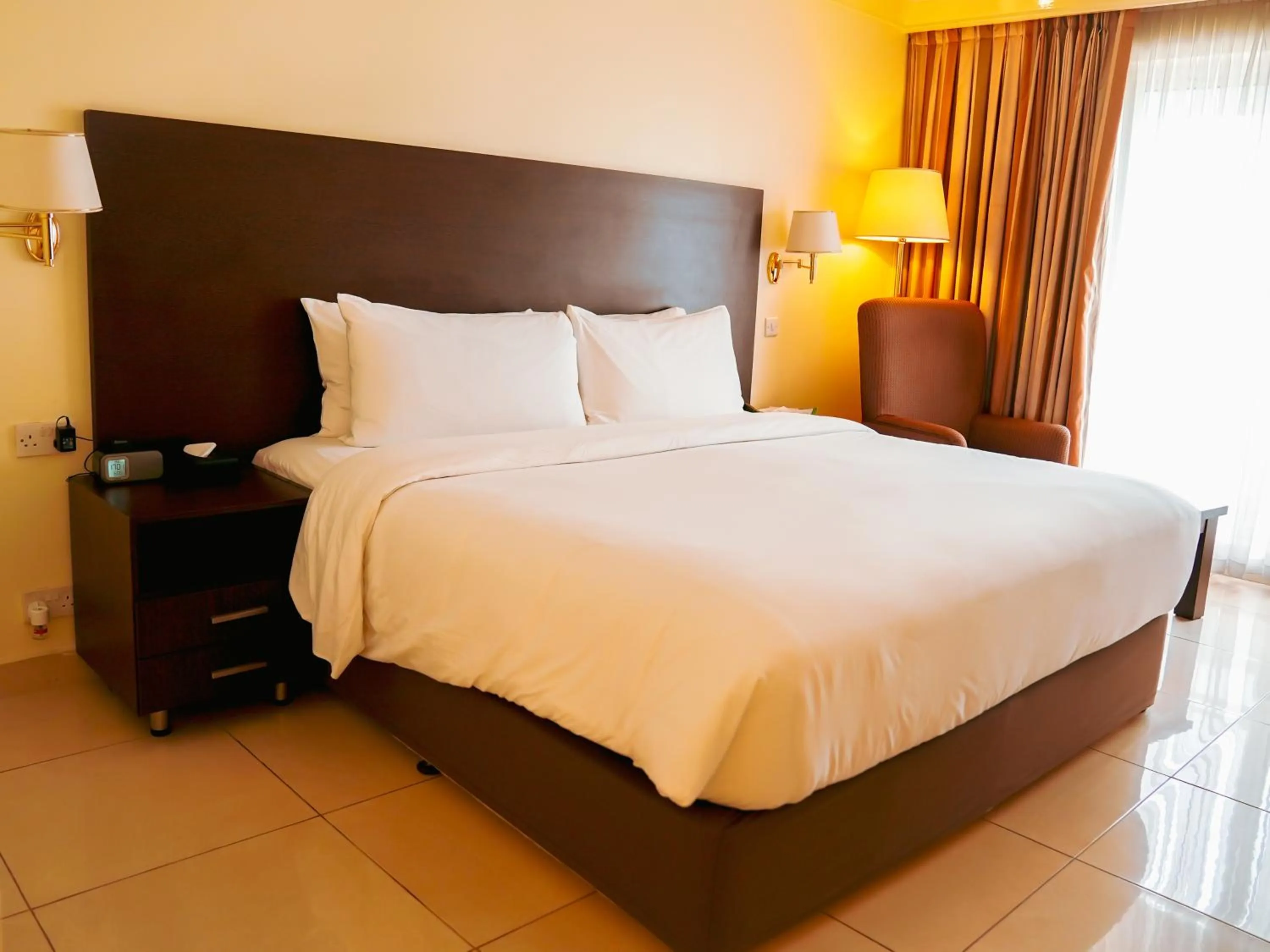 Bed in Abuja Continental Hotel