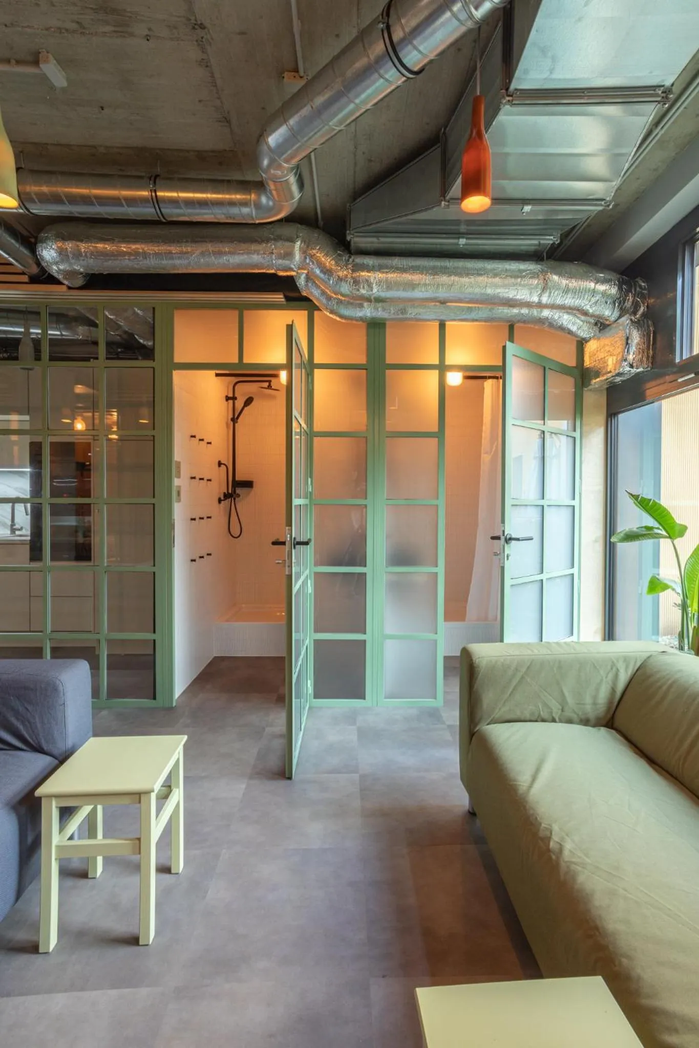 Shower in Cool place