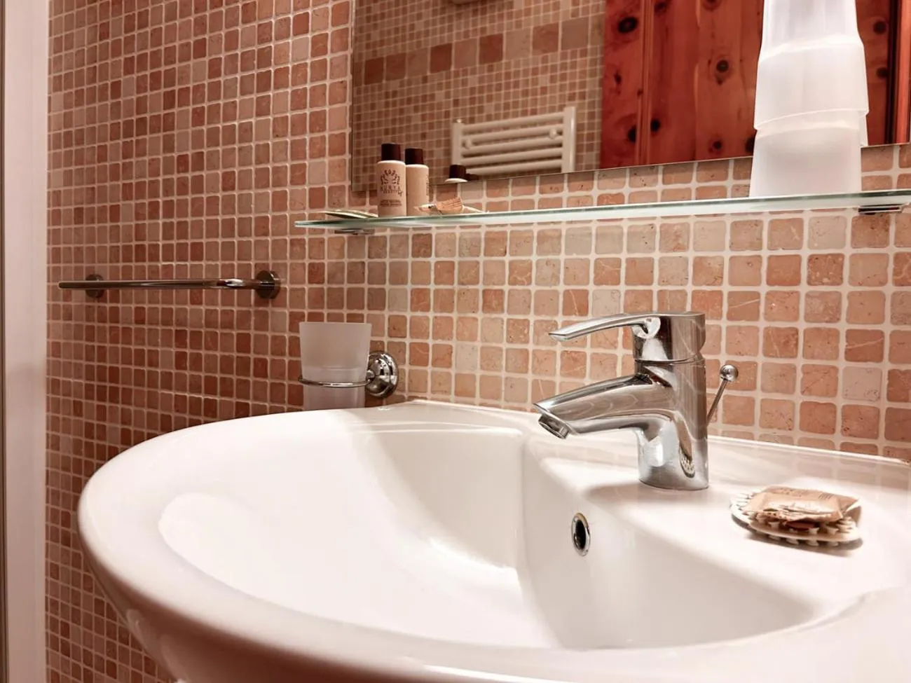 Bathroom in Hotel Ristorante La Baitina