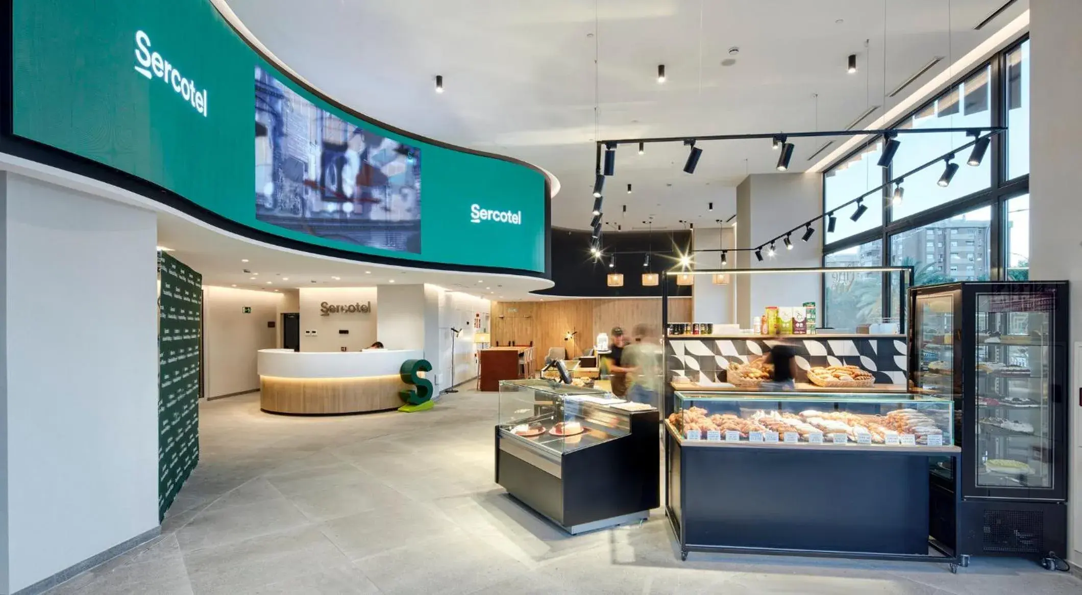 Lounge or bar in Sercotel Rosaleda Málaga Lounge or bar in Sercotel Rosaleda Málaga