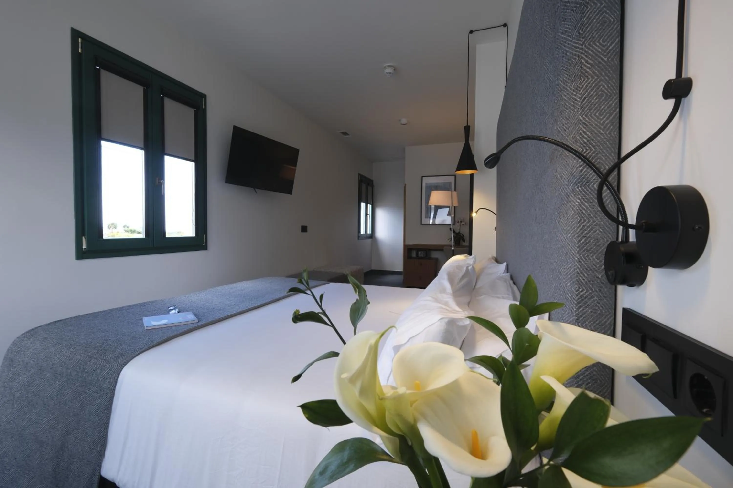 Bed in Hotel El Rosal de Cudillero