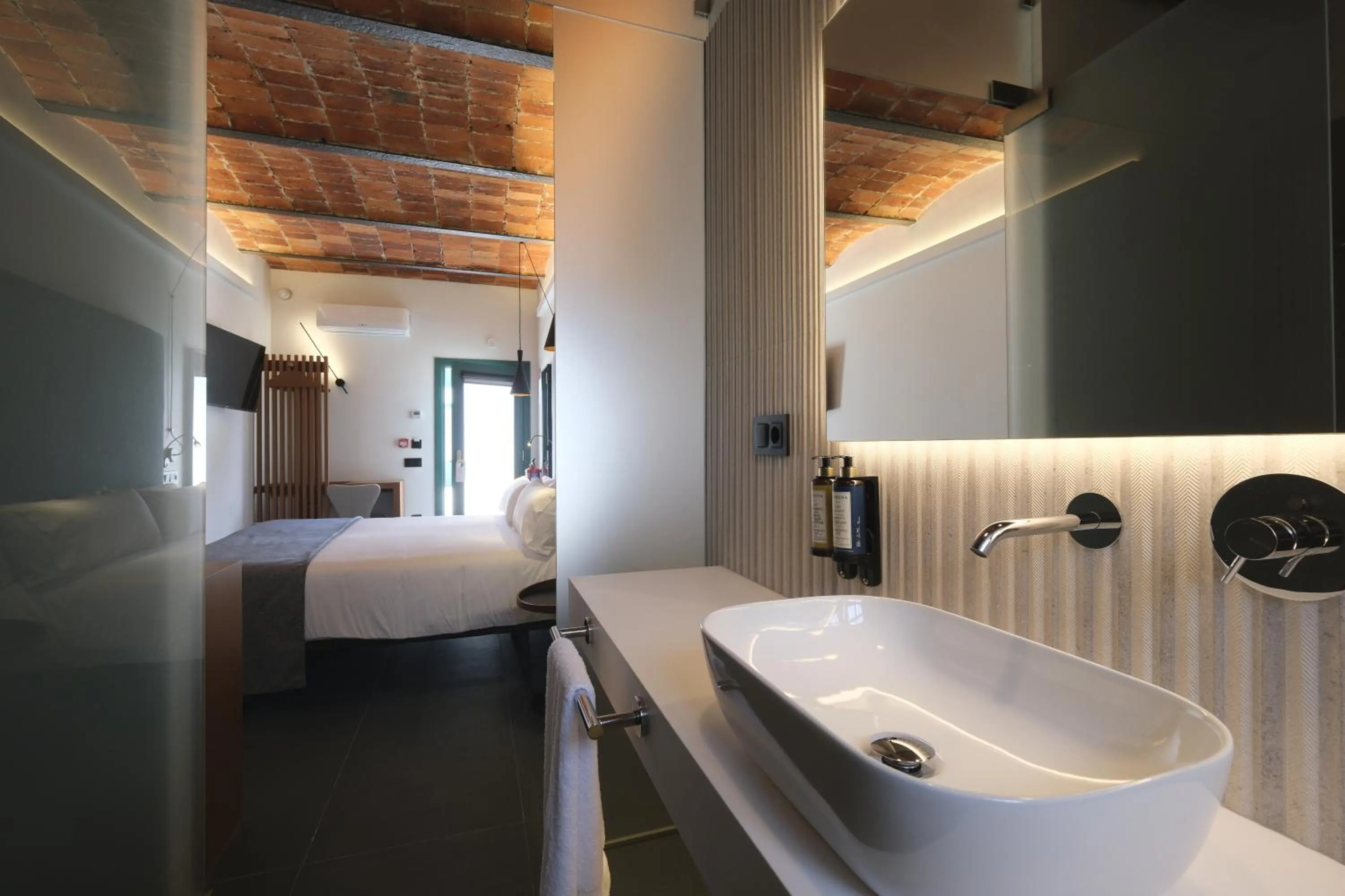 Bed in Hotel El Rosal de Cudillero