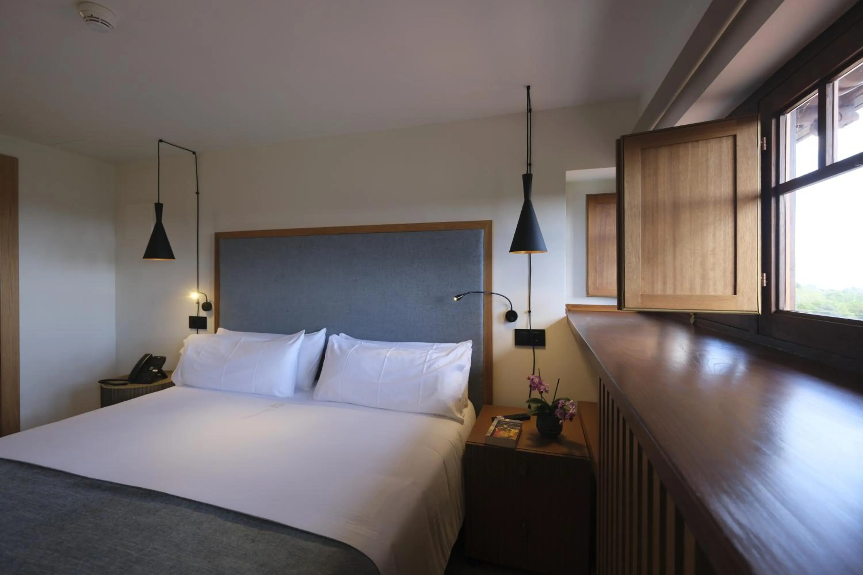 Bed in Hotel El Rosal de Cudillero