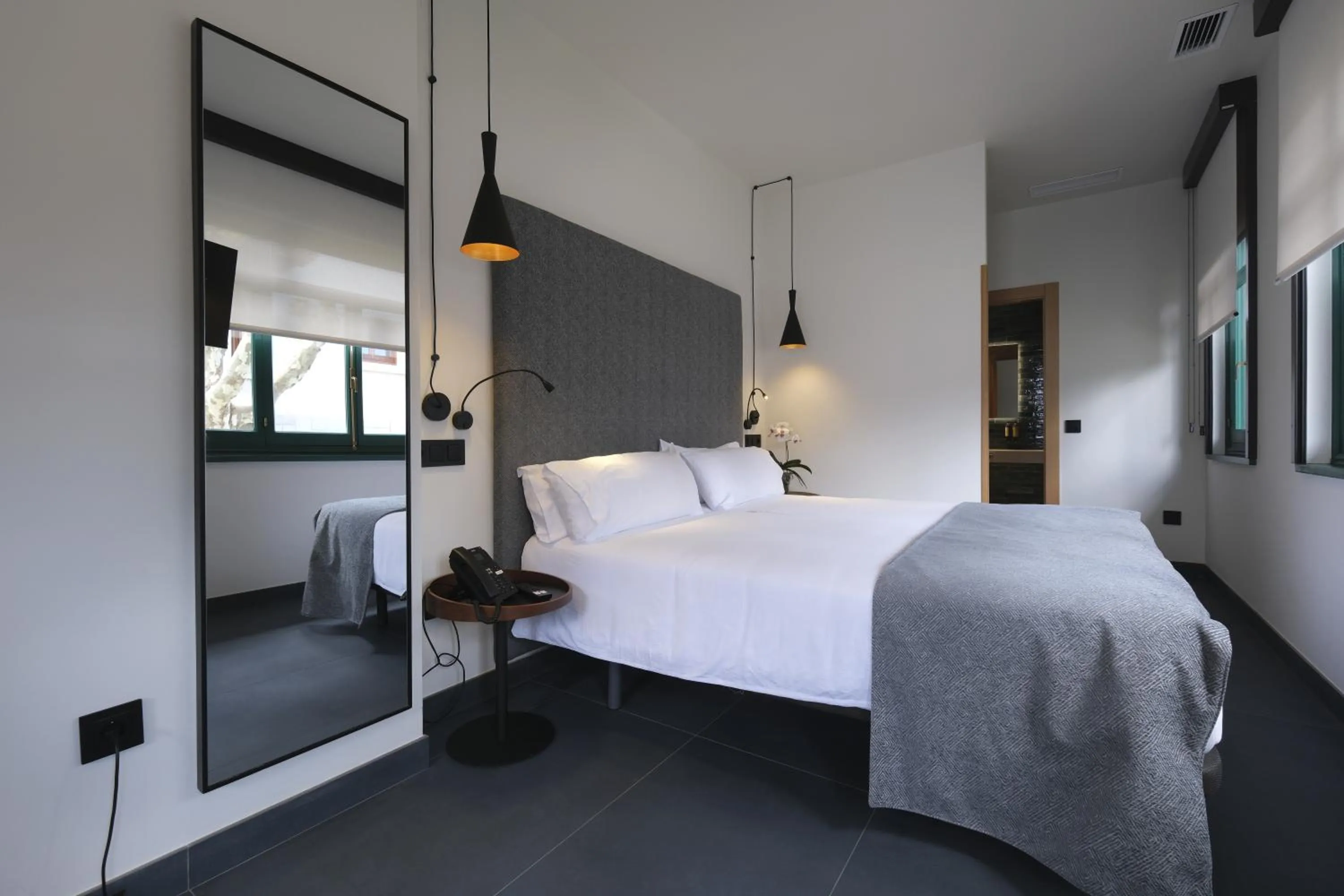 Bed in Hotel El Rosal de Cudillero