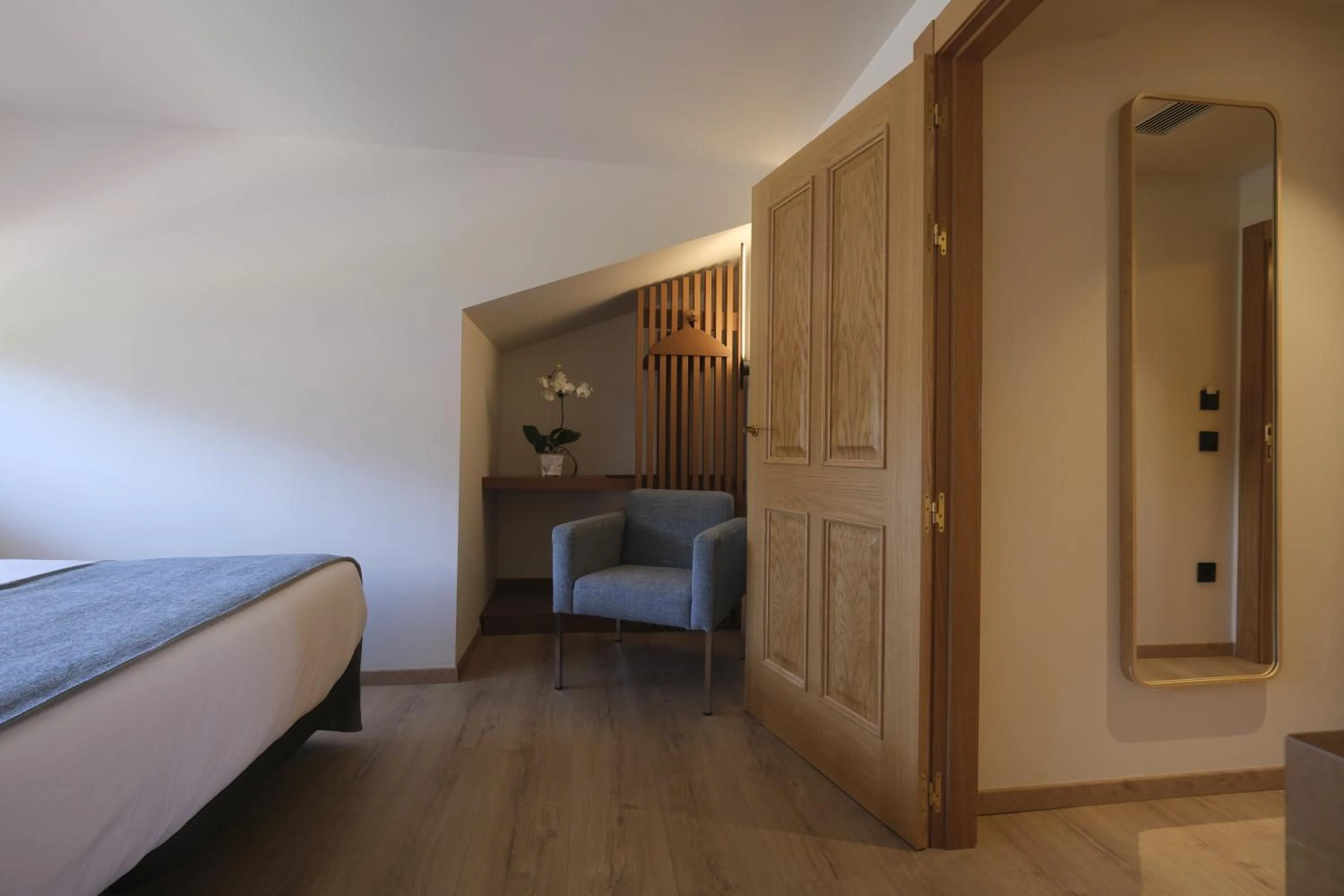 Bed in Hotel El Rosal de Cudillero