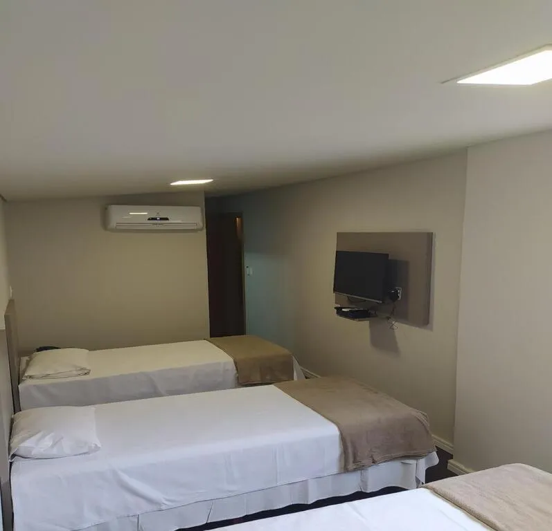 Bedroom, Bed in Front Hotel Expominas