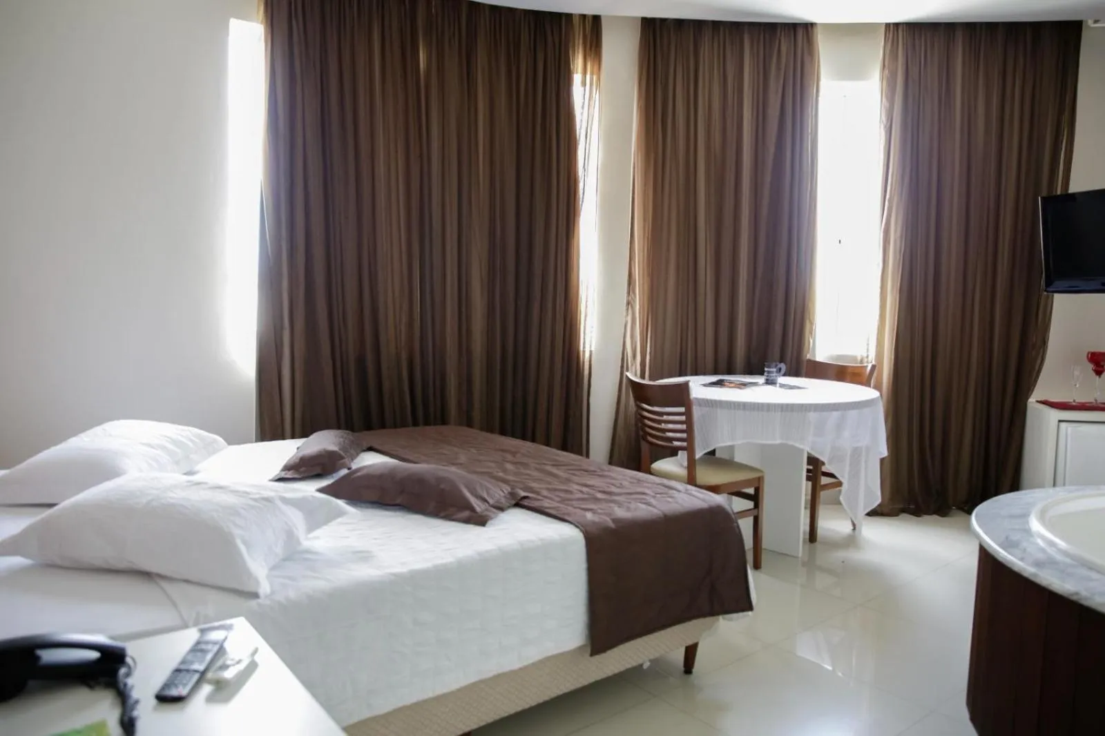 Bed in Hotel Emacite Flex