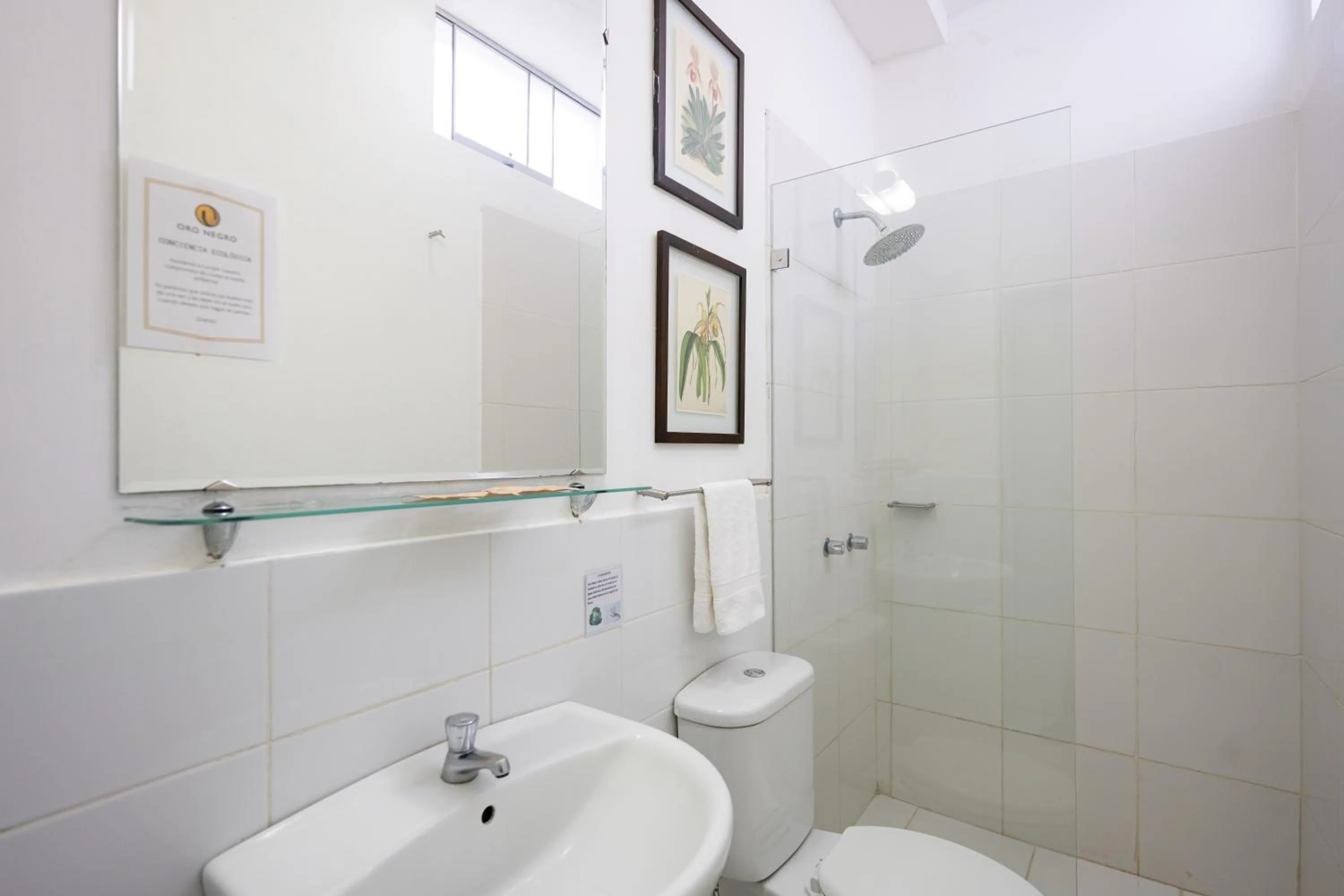 Shower in Hotel Oro Negro