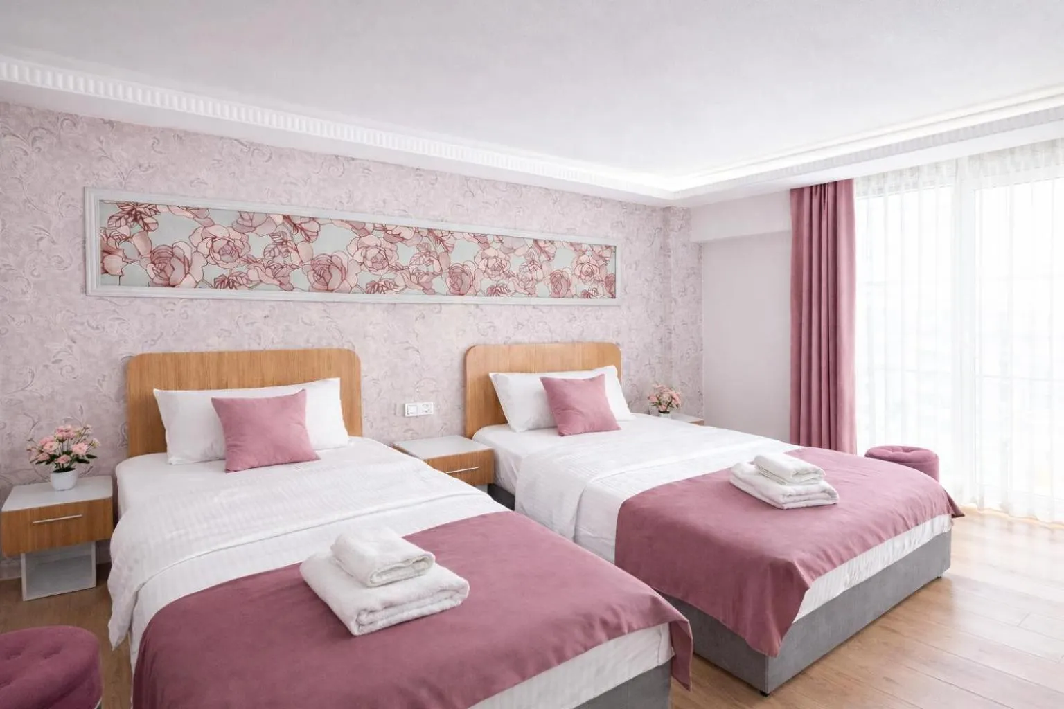 Bed in Ria Suites Boutique Hotel