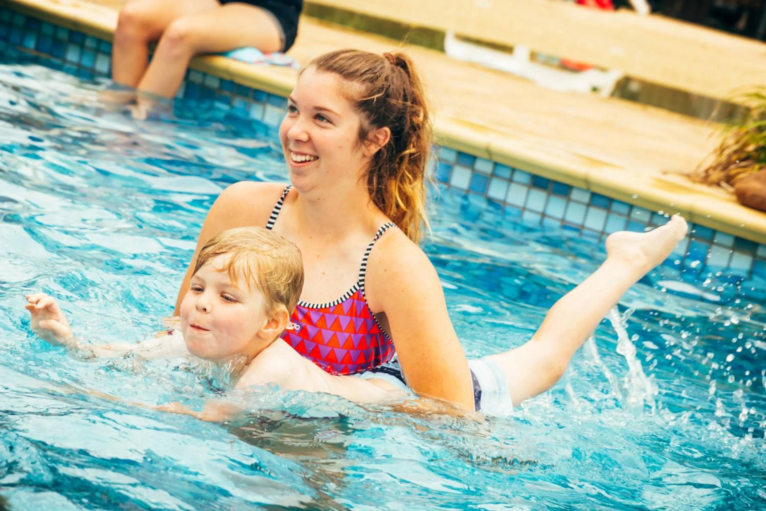 young children in BIG4 Melbourne Holiday Park