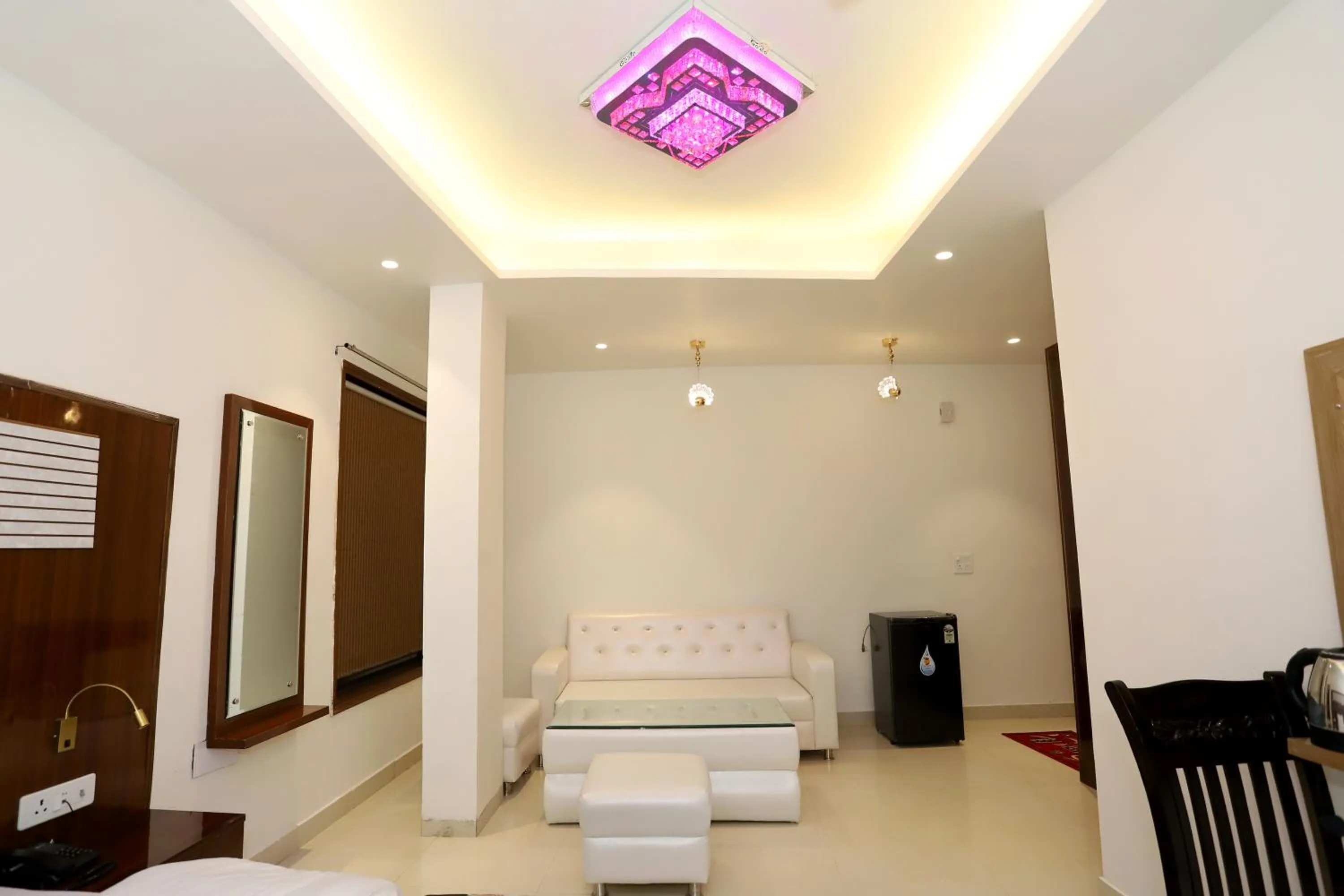 Seating area in VRINDAVAN GUEST HOUSE