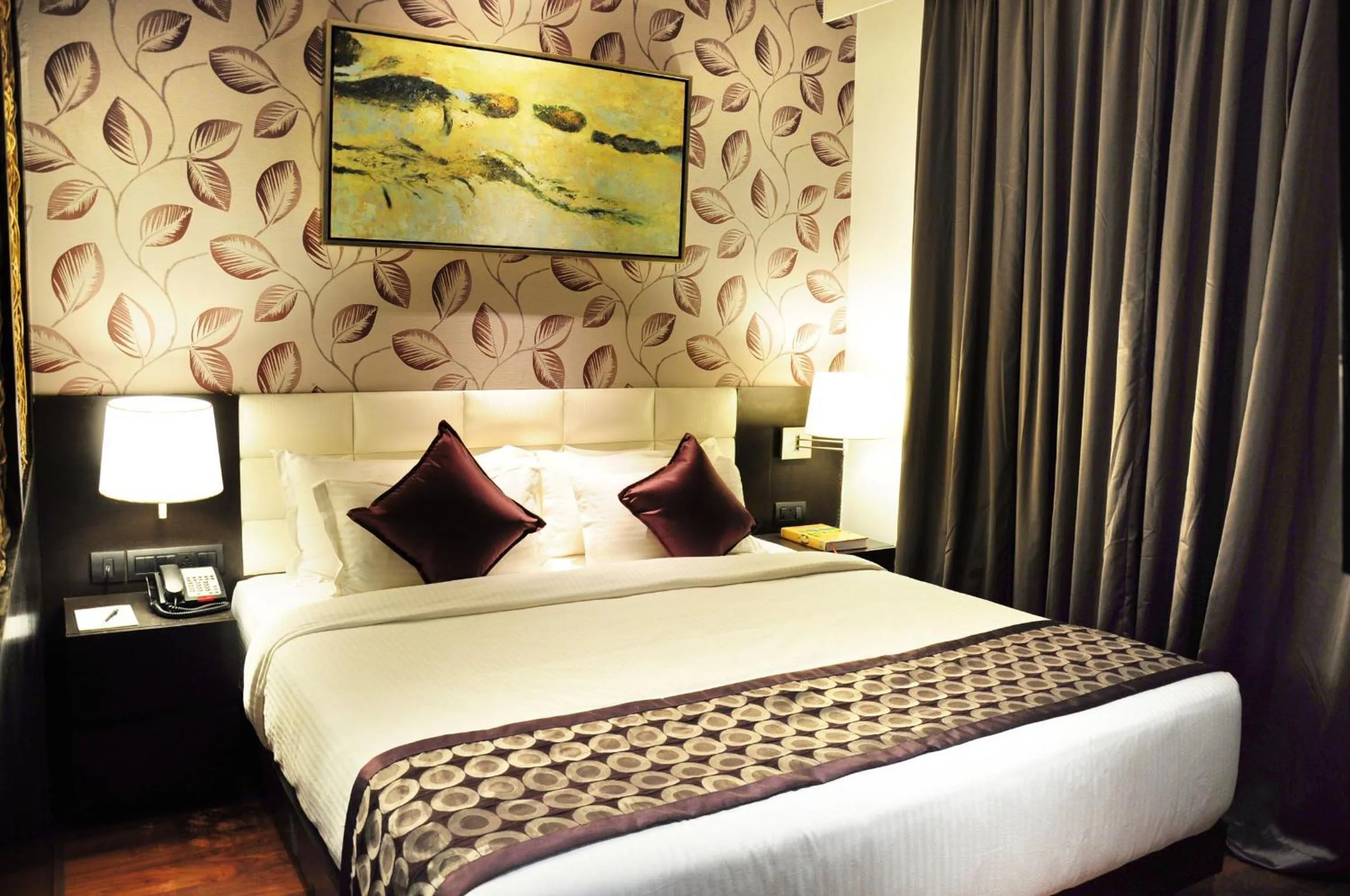 Decorative detail, Bed in Hotel Senses