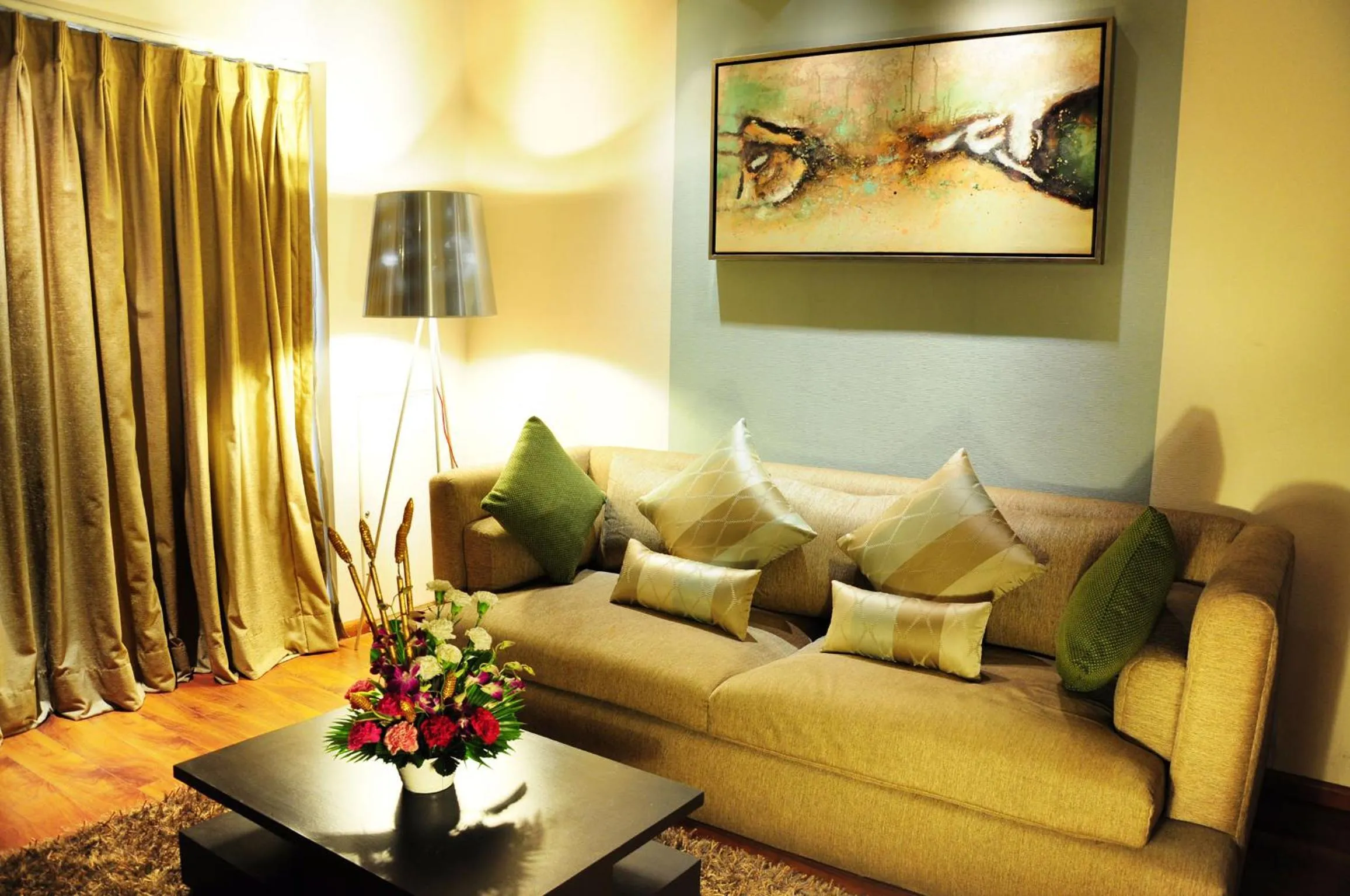 Seating area in Hotel Senses